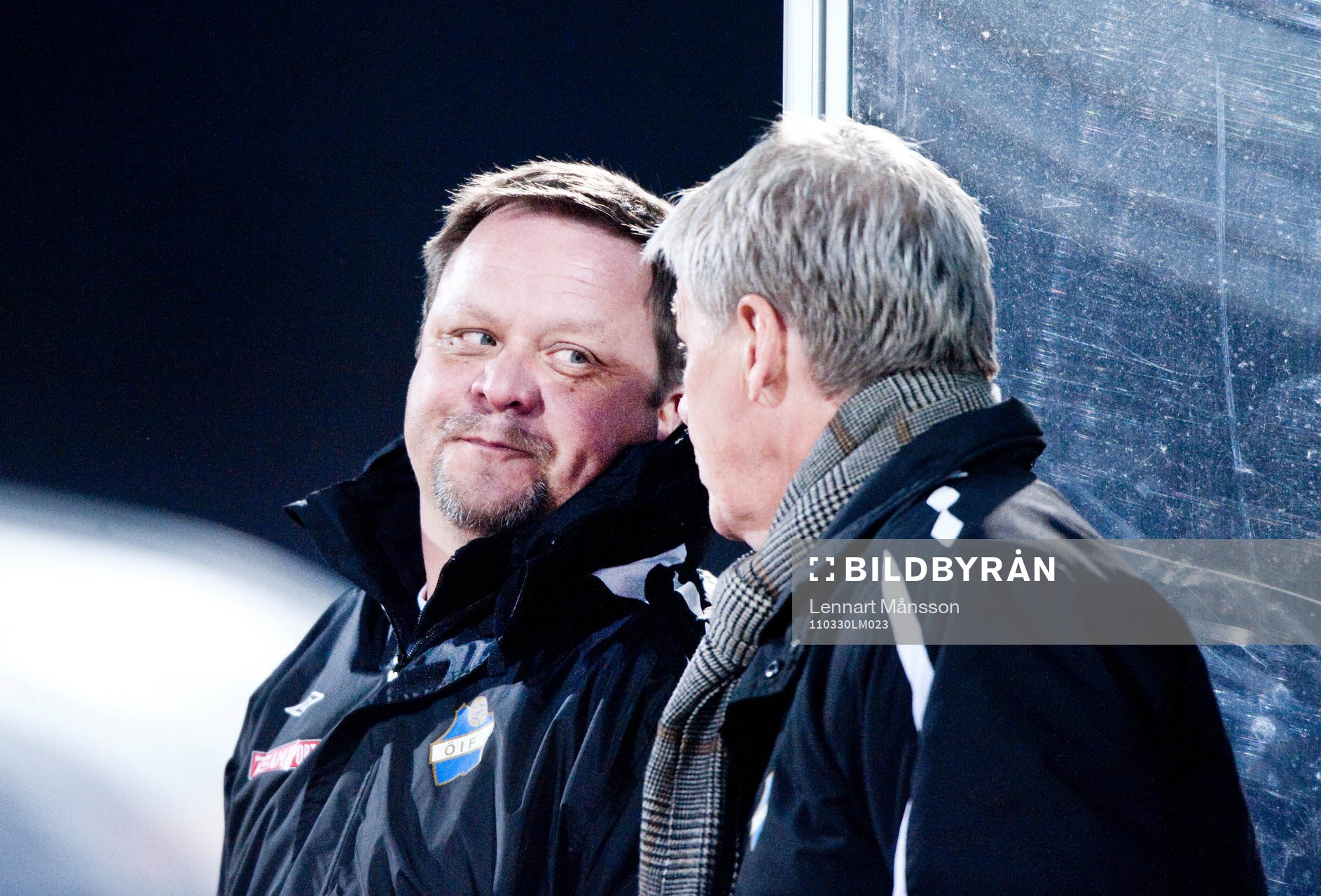 Roar Hansen, tränare och Karl-Gunnar Björklund,