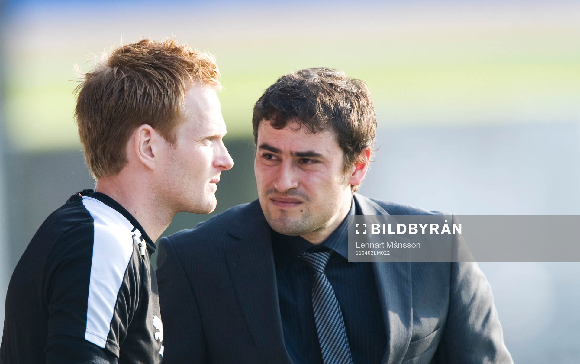 Michael Svensson och Josep Clotet Ruiz, tränare