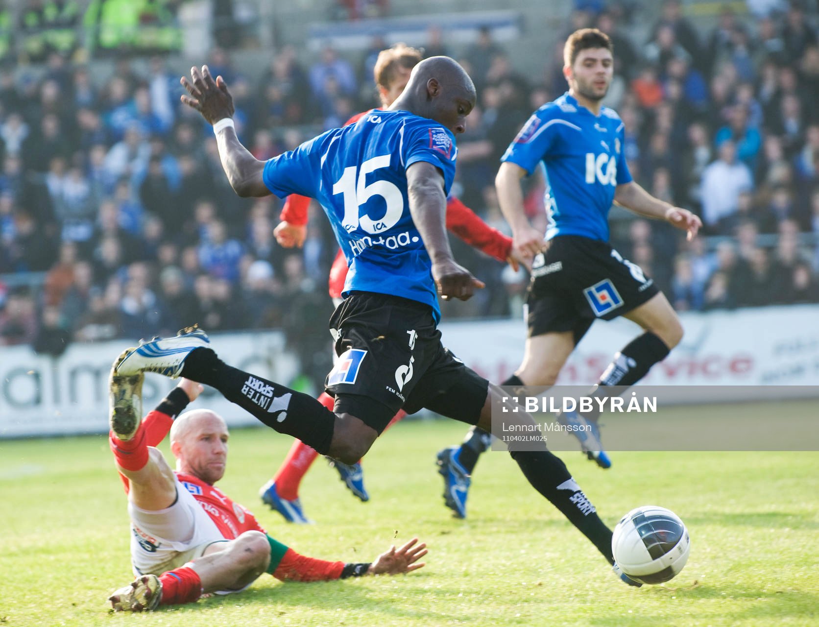 Joe Sise, Halmstad och Henrik Rydström, Kalmar