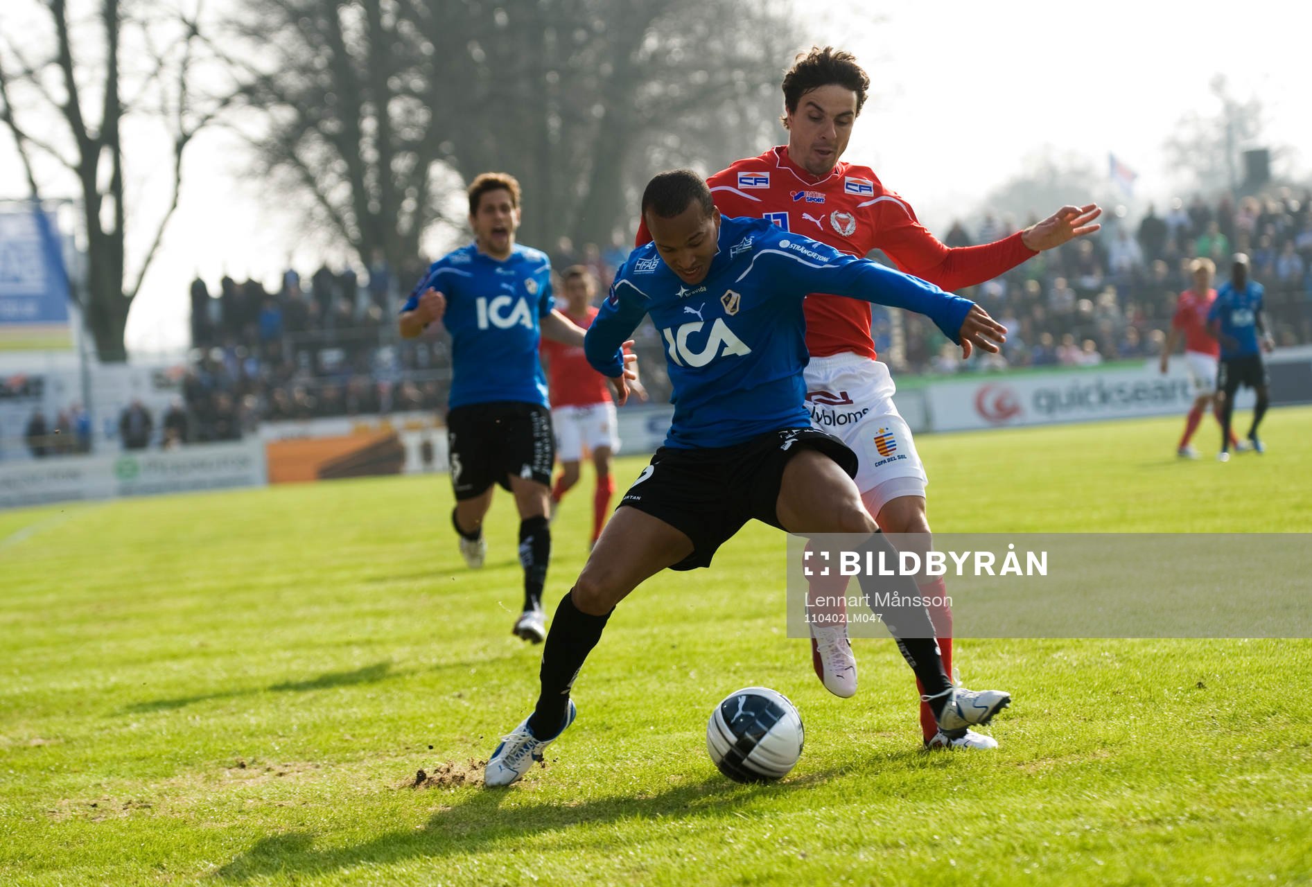 Marcus Olsson, Halmstad, mot Daniel Mendes, Kalmar