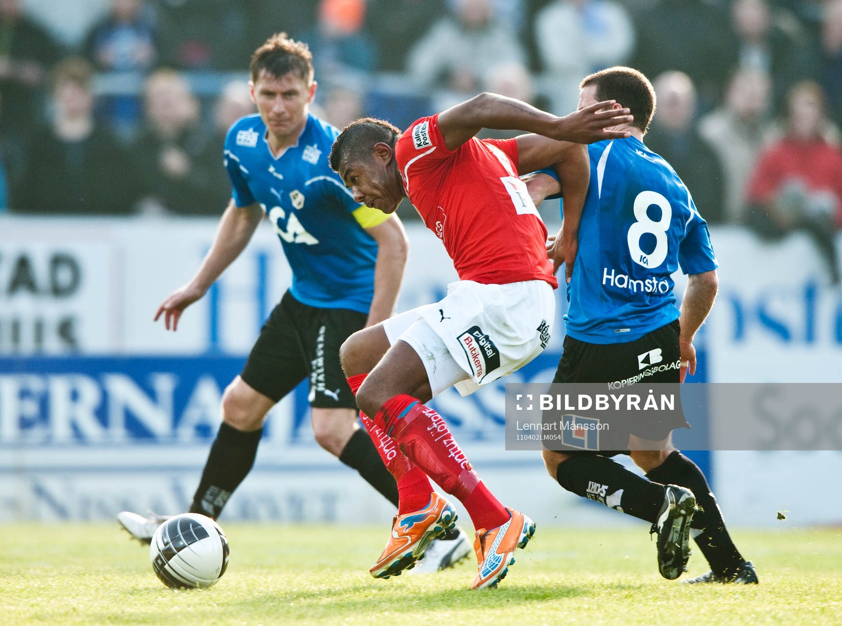 Rickardo Santos, Kalmar mot Jonas Saevarsson, Halmstad