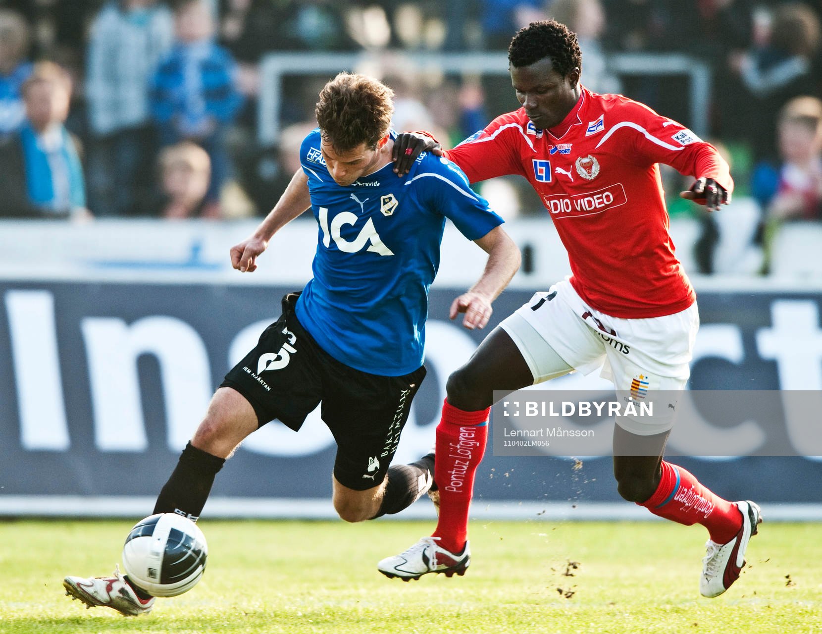 Emil Salomonsson, Halmstad och Abiola Dauda, Kalmar