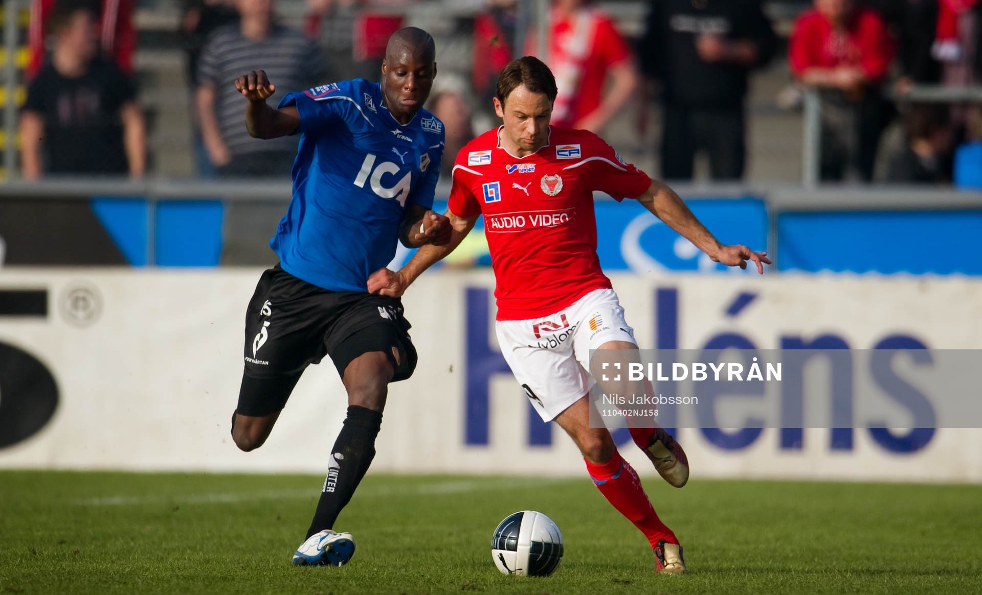 Joe Sise, Halmstad, Stefan Larsson, Kalmar