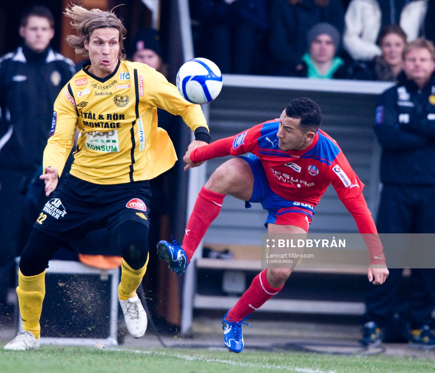 Tobias Grahn, Mjällby, Rachid Bouaouzan, Helsingborg