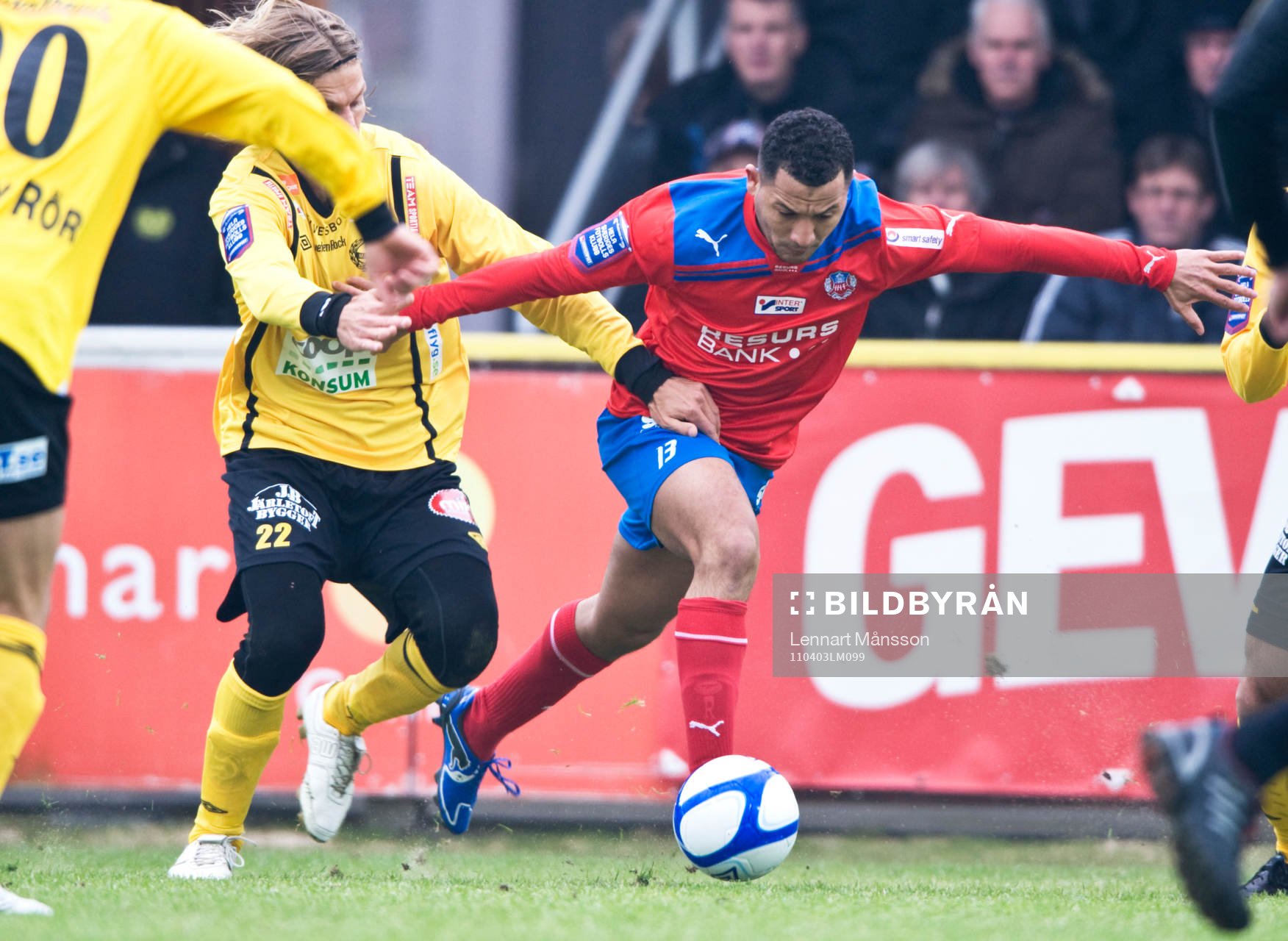 Rachid Bouaouzan, Helsingborg, Tobias Grahn, Mjällby