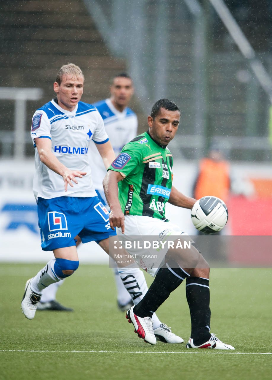Sphetim Hasani, Norrköping och Alvaro Santos, GAIS