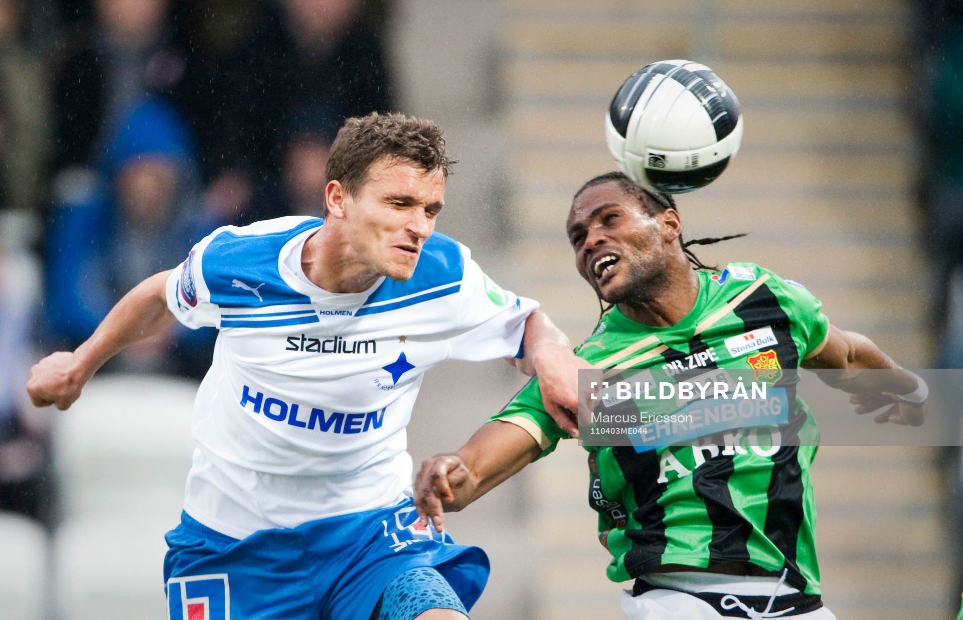Sphetim Hasani, Norrköping och Richard Ntomba Akunde, GAIS