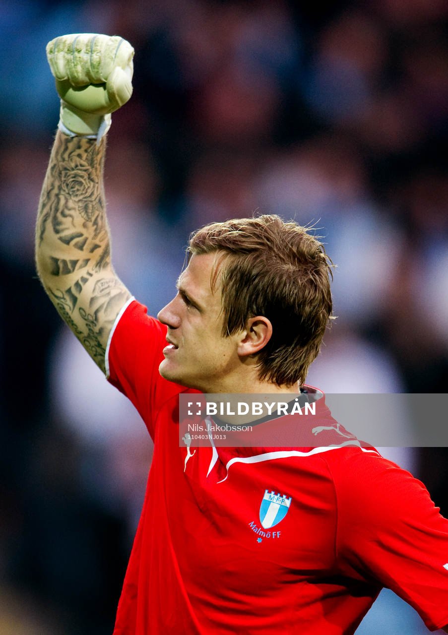 Johan Dahlin, mälvakt, Malmö FF jubel