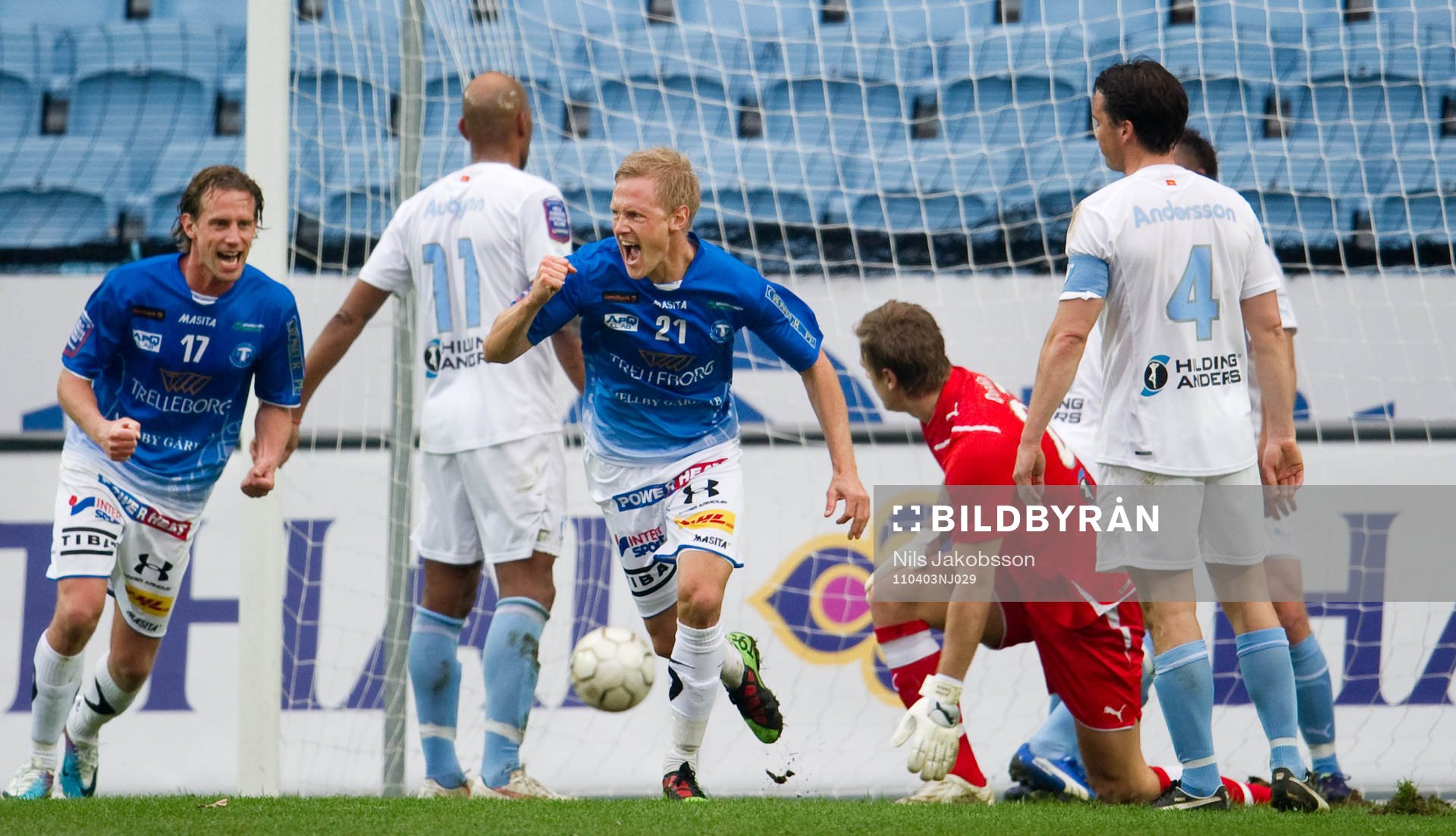 Magnus Andersson, Trelleborg jubel 1-2