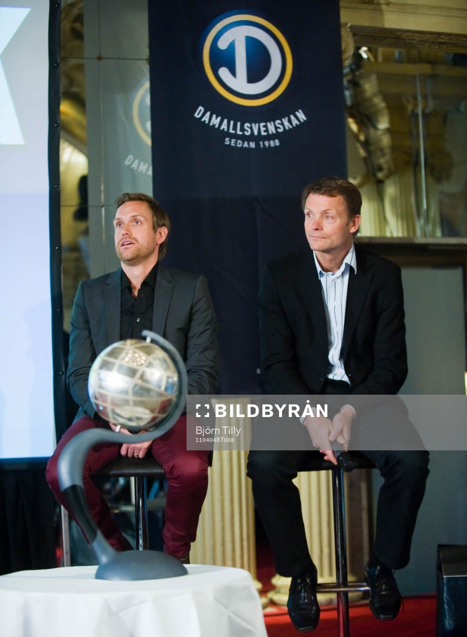 Martin Sjögren, tränare, Malmö och Torbjörn Nilsson, tränare, Kopparbergs/Göteborg.