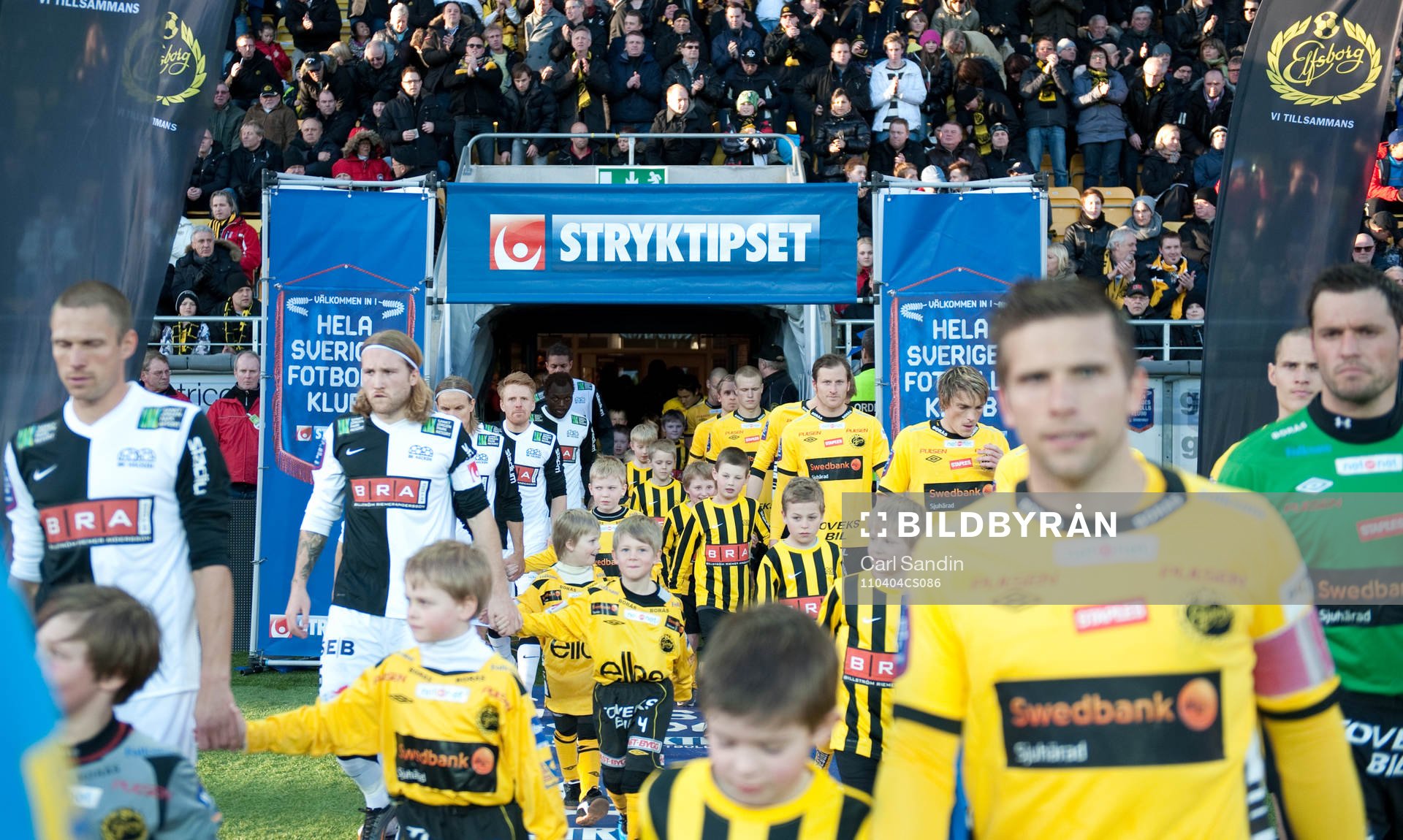 Svenska Spel, Borås Arena, inmarsch