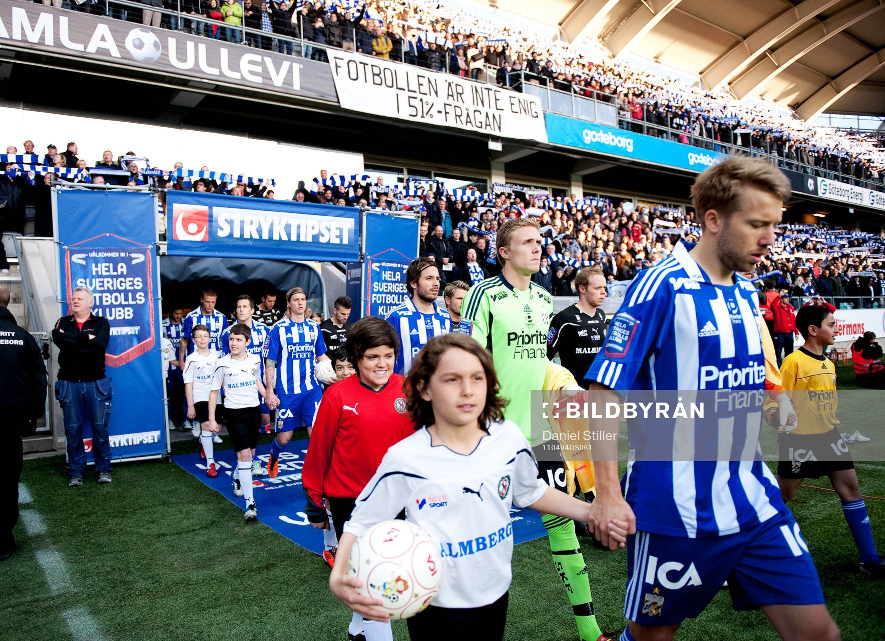 Inmarsch, Svenska Spel, Adam Johansson, IFK Göteborg