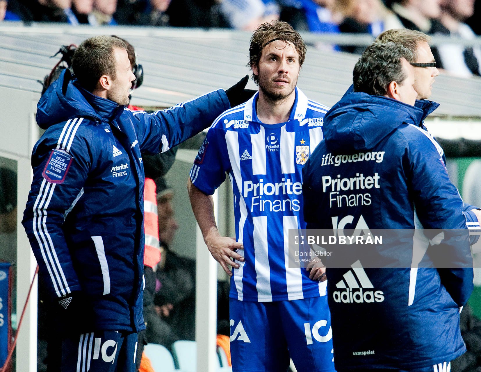 Karl Svensson, IFK Göteborg, får rött kort