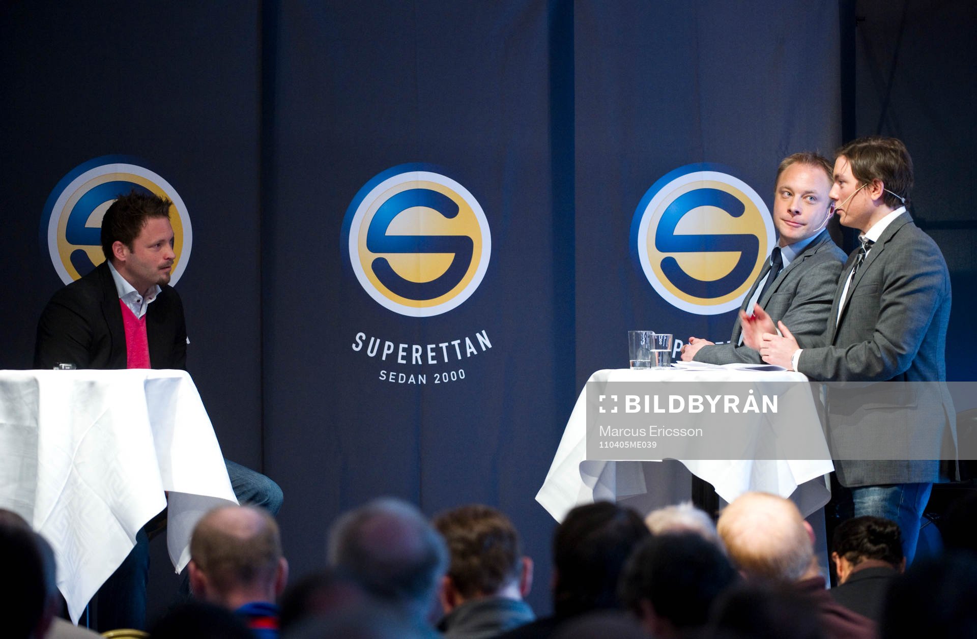 Anders Andersson och Niklas Jarelind, konferencierer