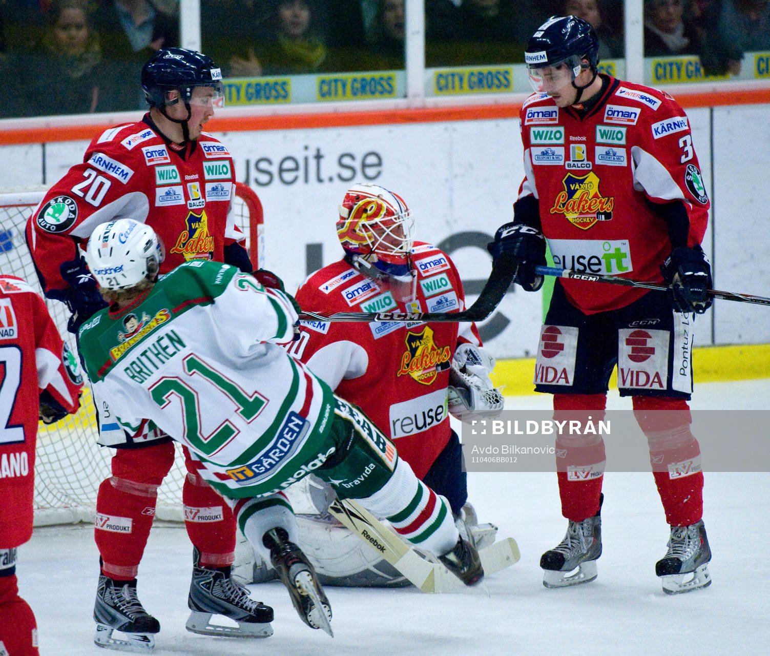 Karol Krizan, målvakt, Växjö, Ted Brithén, Rögle