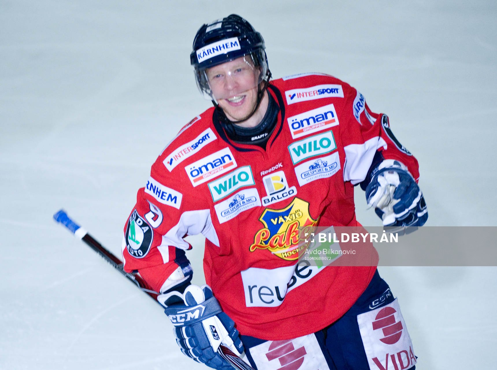 Nicklas Rahm, jubel, Växjö