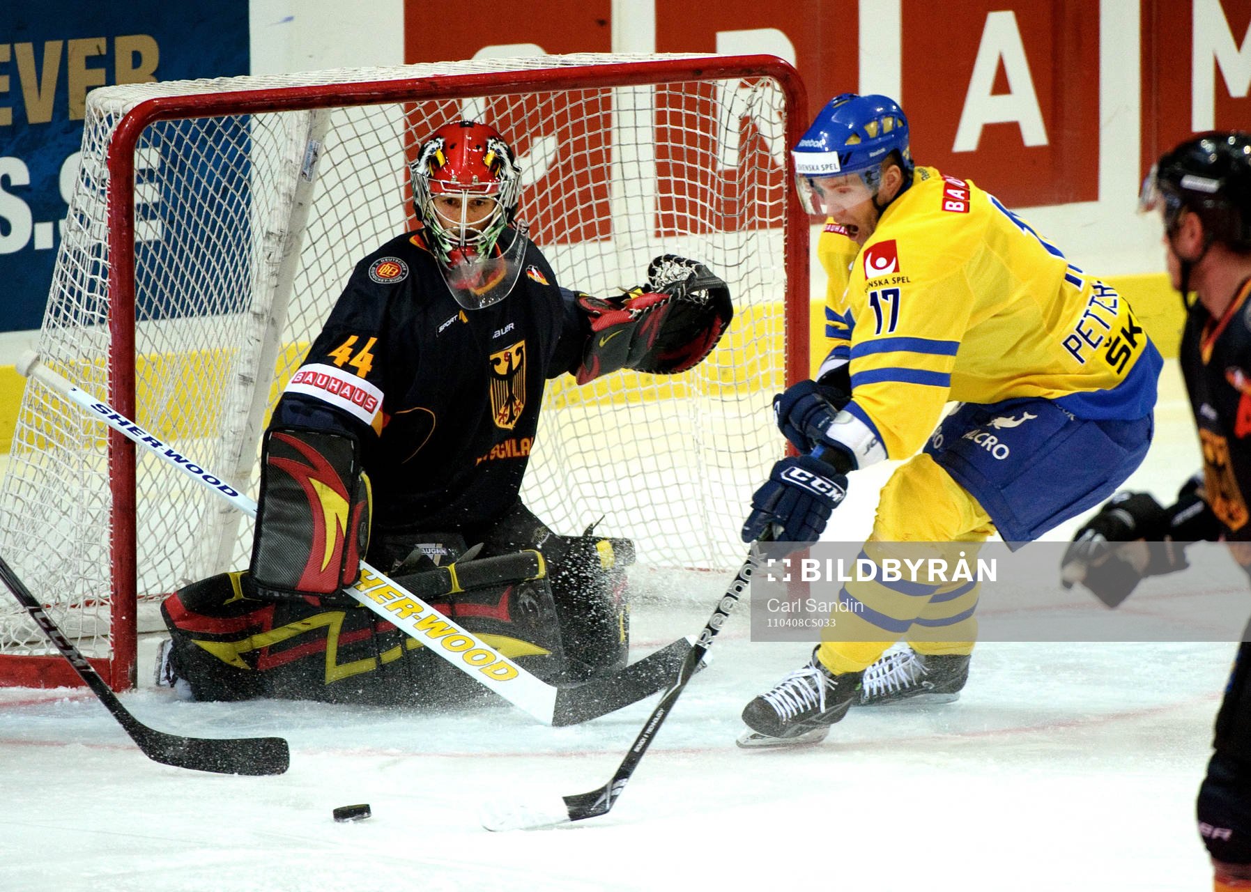 Dennis Endras, målvakt, Tyskland, Pontus Petterström,