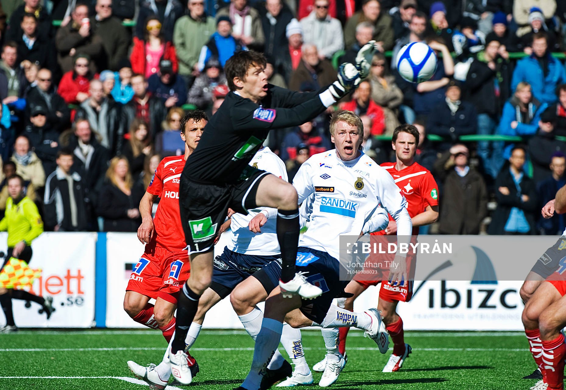 Mattias Hugosson, målvakt och Olof Mård, Gefle