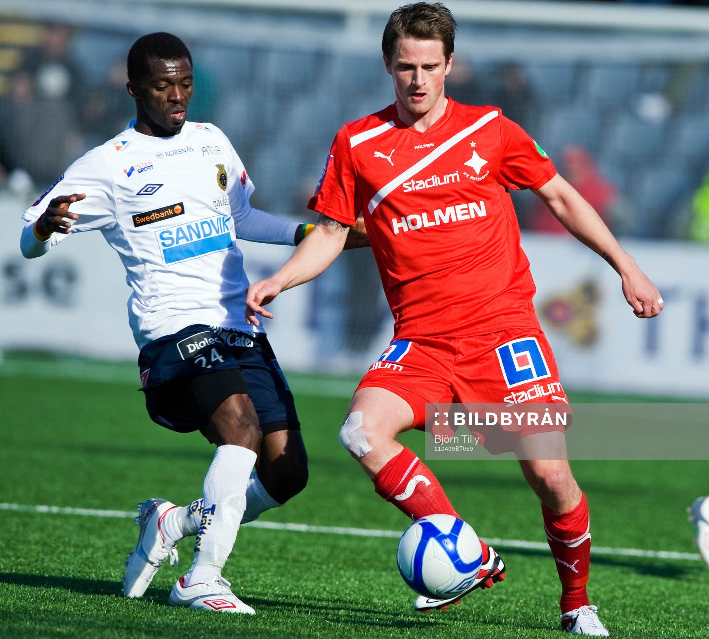 Yussif Chibsah, Gefle och Gunnar Heidar Thorvaldsson,