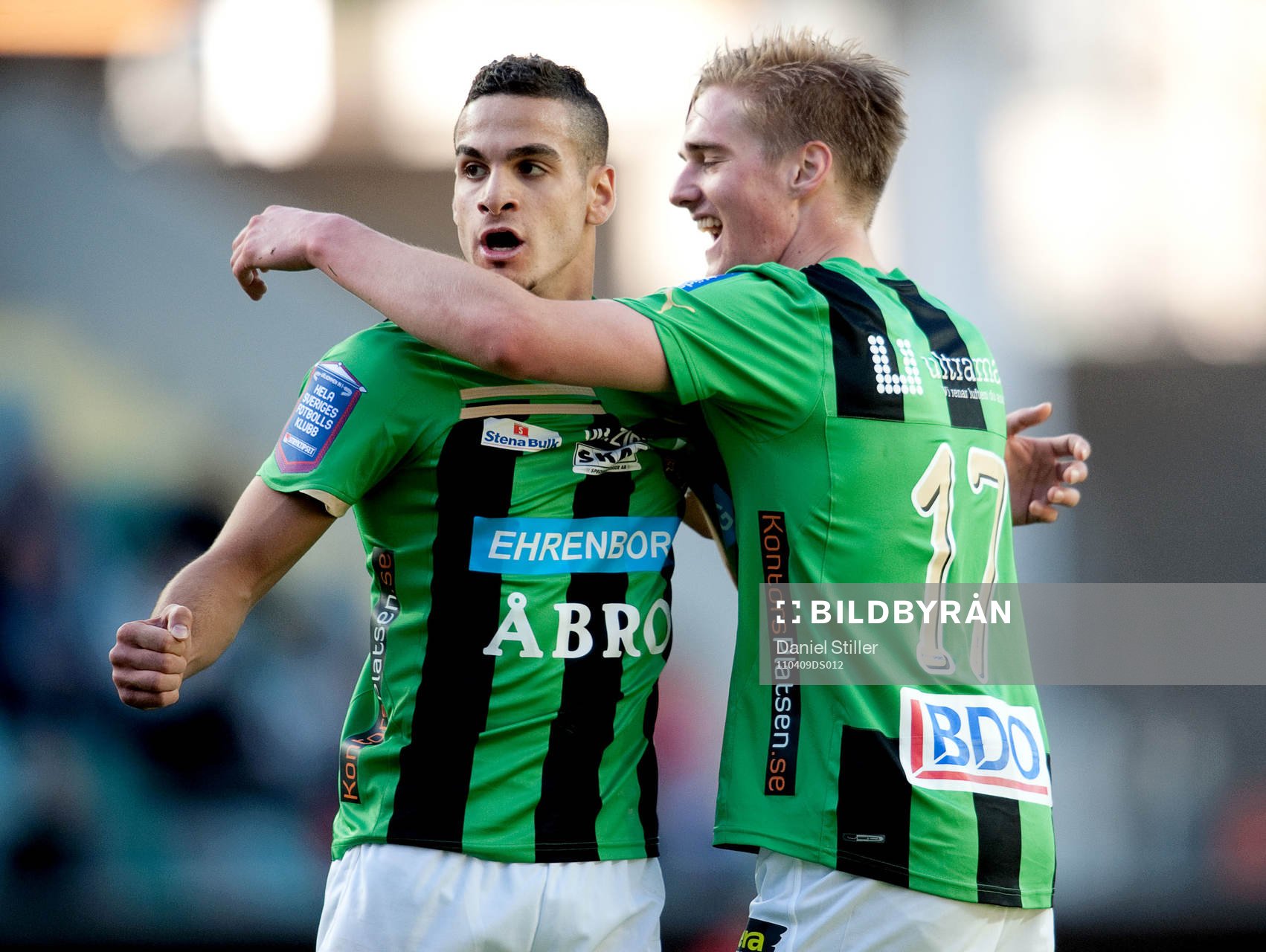Mervan Celik, Johan Mårtensson, Gais, jubel