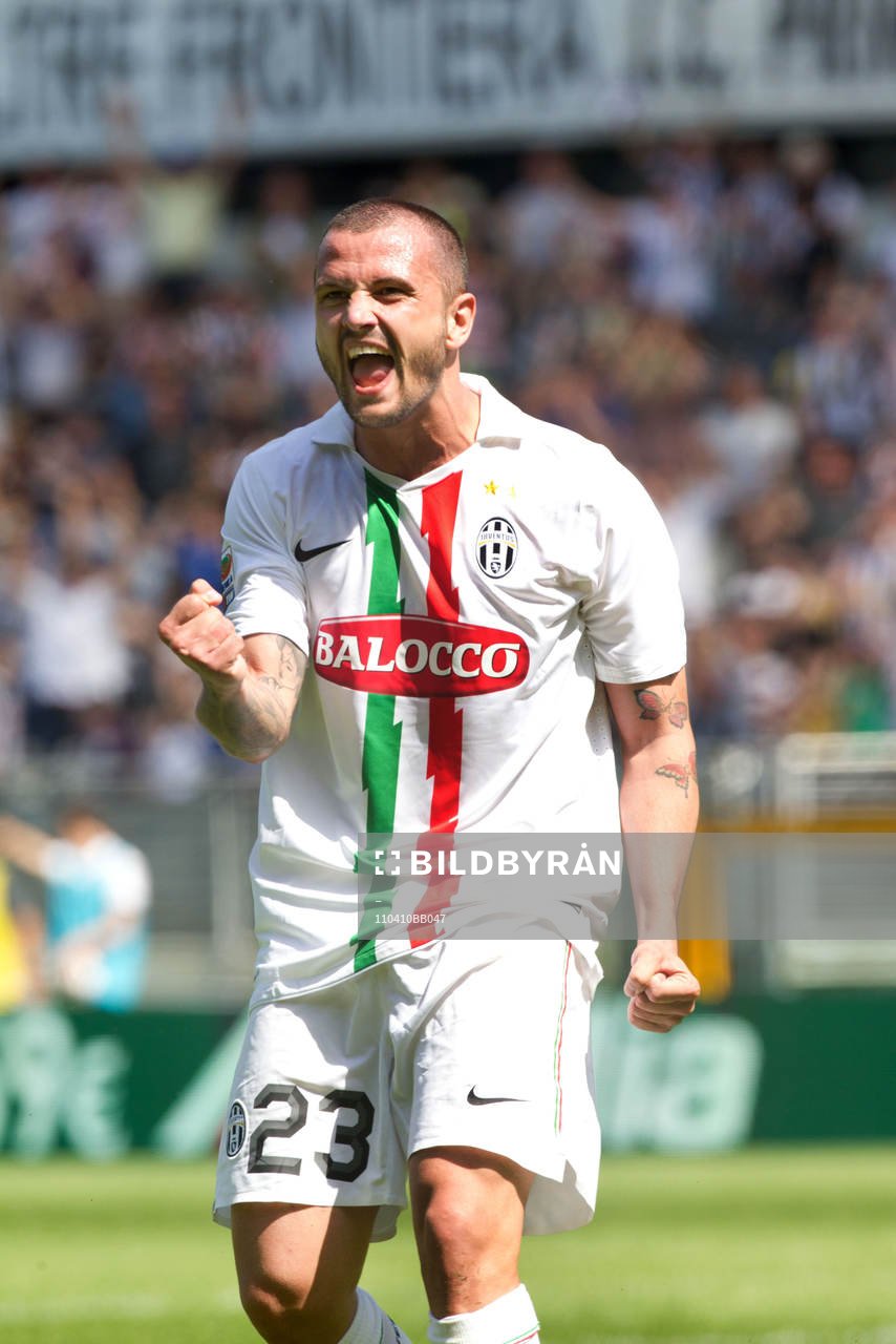 Simone Pepe, Juventus, glädje, jubel