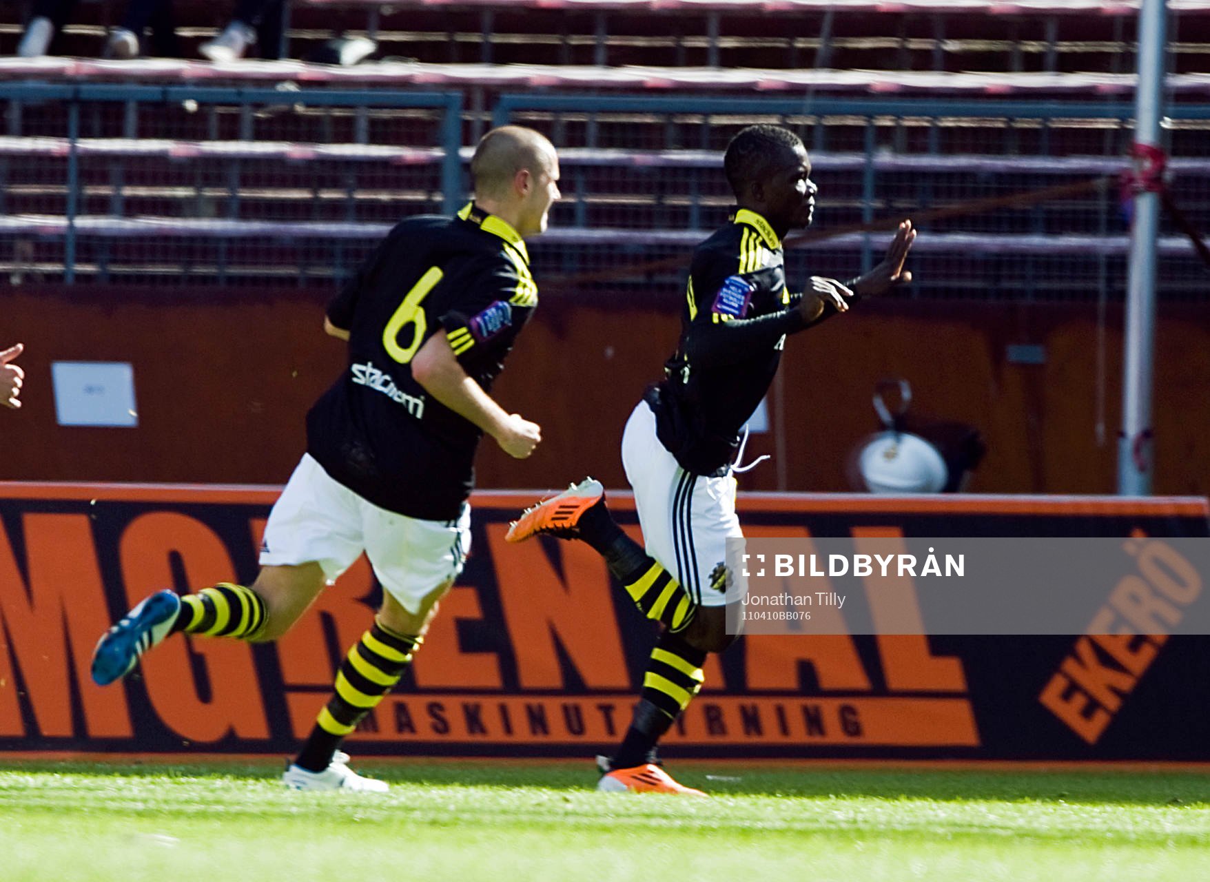 Ibrahim Bangura, AIK, jubel