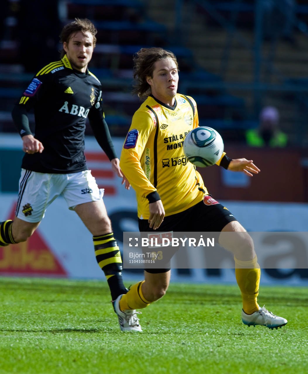Kevin Walker, AIK och Emanuel Svensson, Mjällby