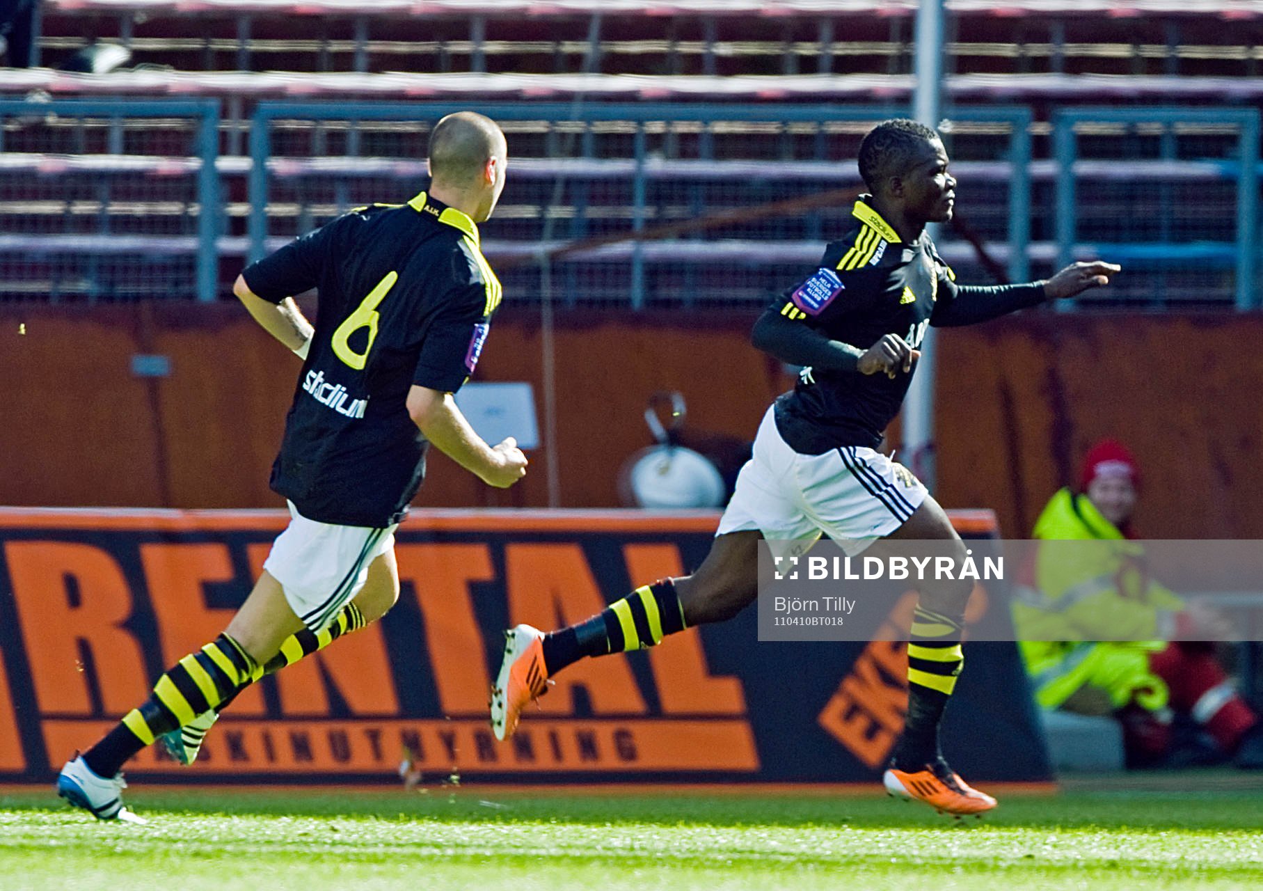 Ibrahim Bangura, AIK, jubel