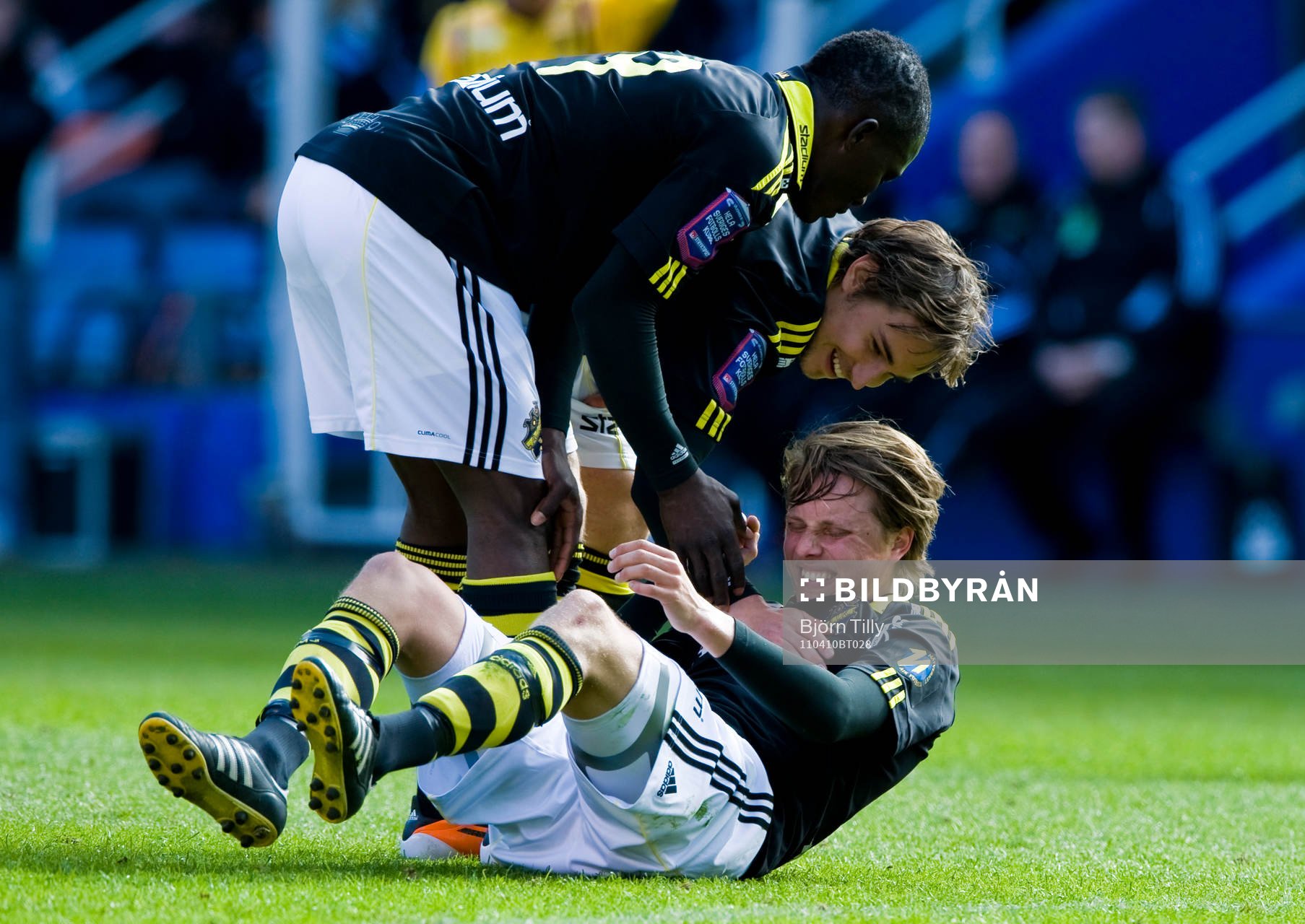 Ibrahim Bangura, Kevin Walker 0ch Viktor Lundberg, AIK,