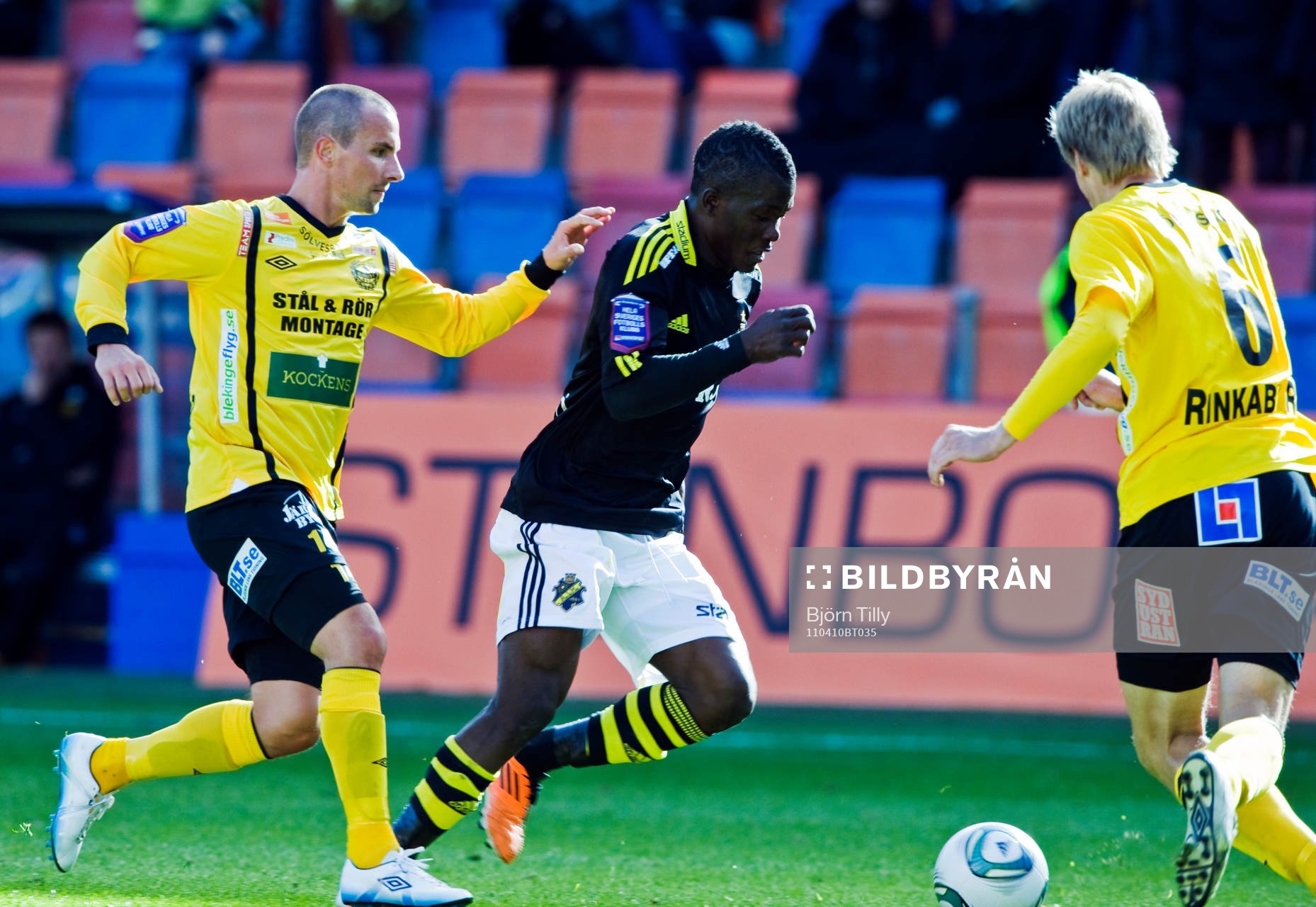 Daniel Nicklasso, Mjällby och Ibrahim Bangura, AIK