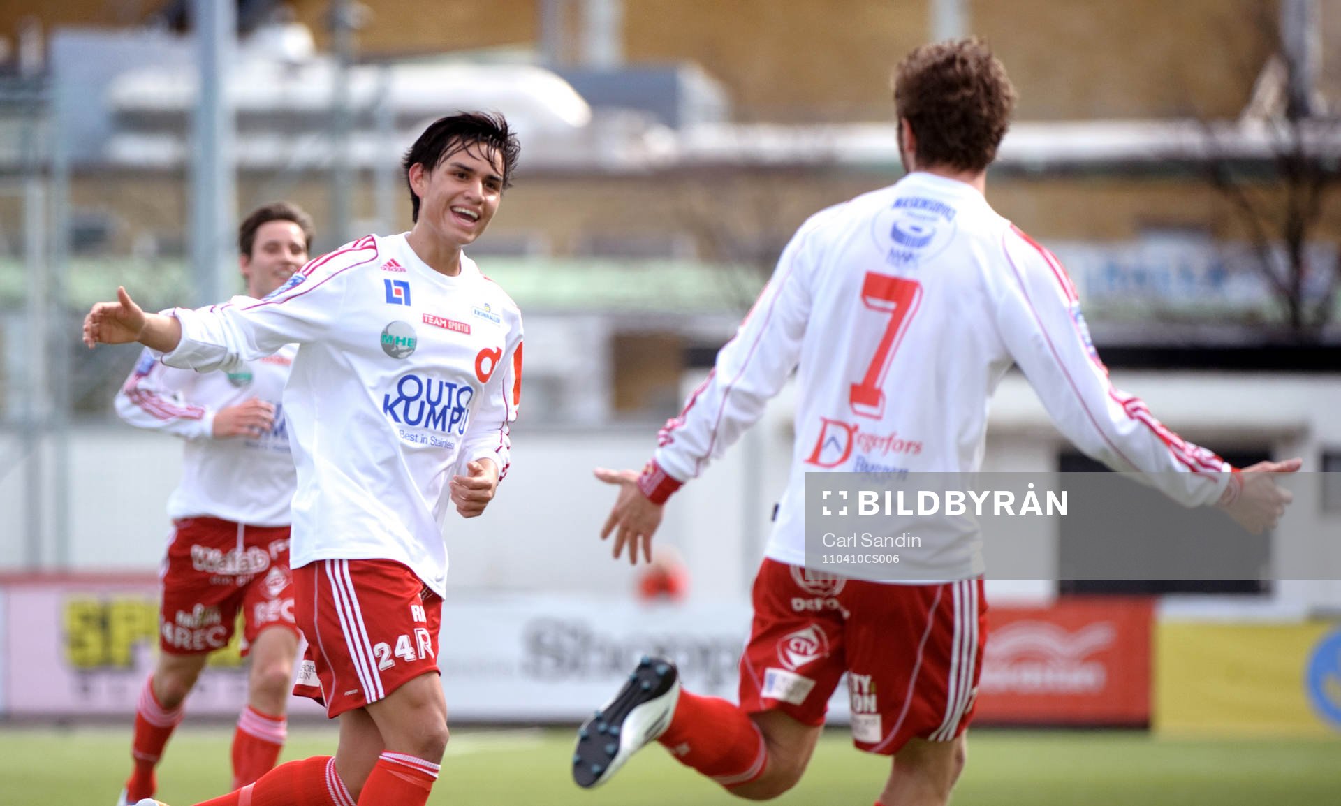 Marcus Nilsson, Christophe Lallet, jubel