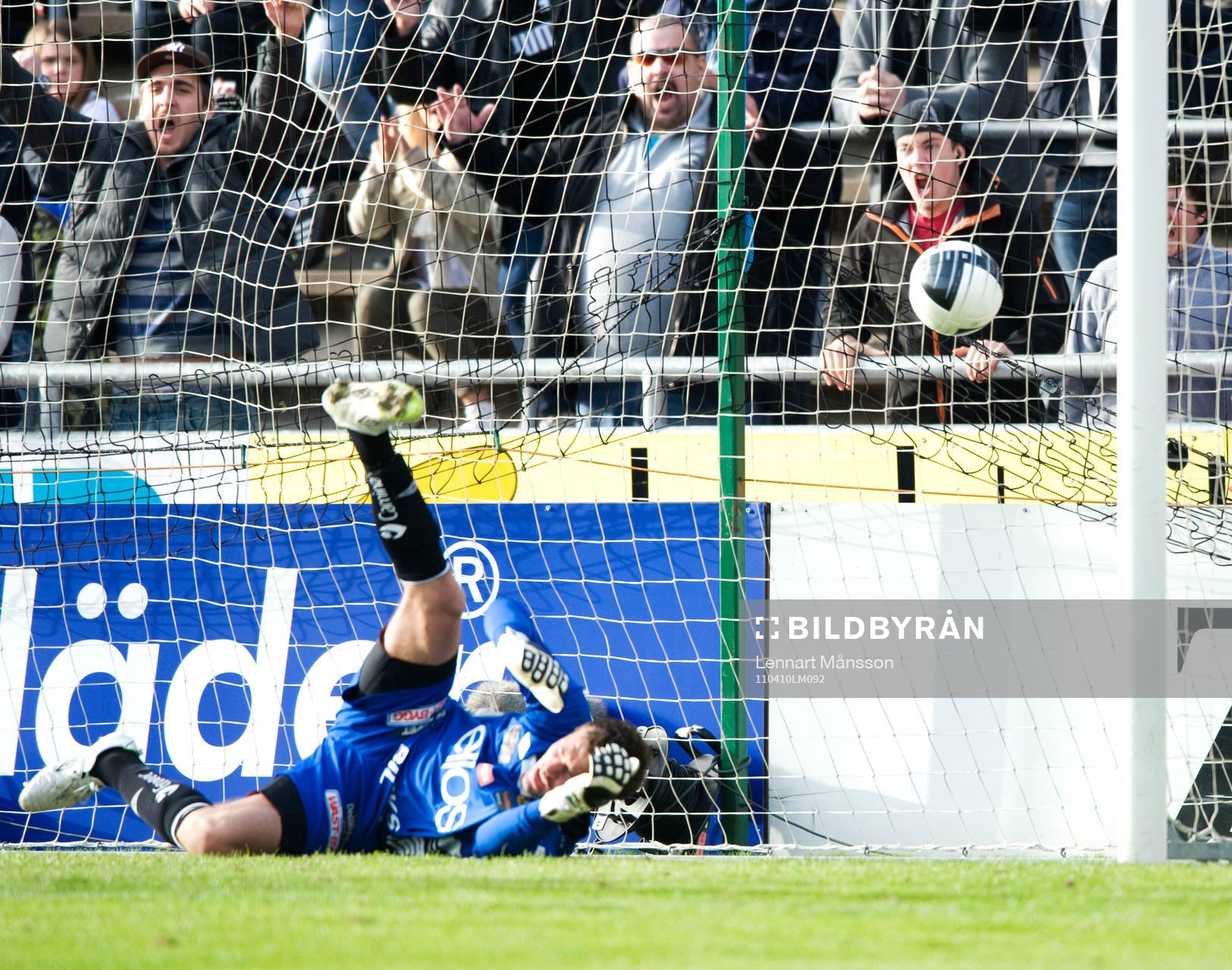 1-0, Kim Christiansen, målvakt, Elfsborg, tvingas släppa