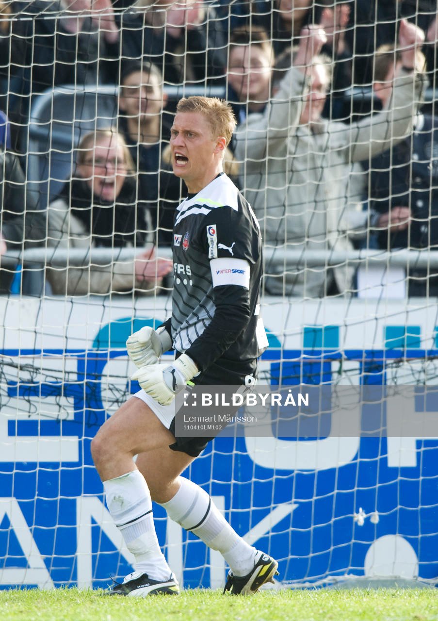 Straffräddning, Pär Hansson, målvakt, Helsingborg,