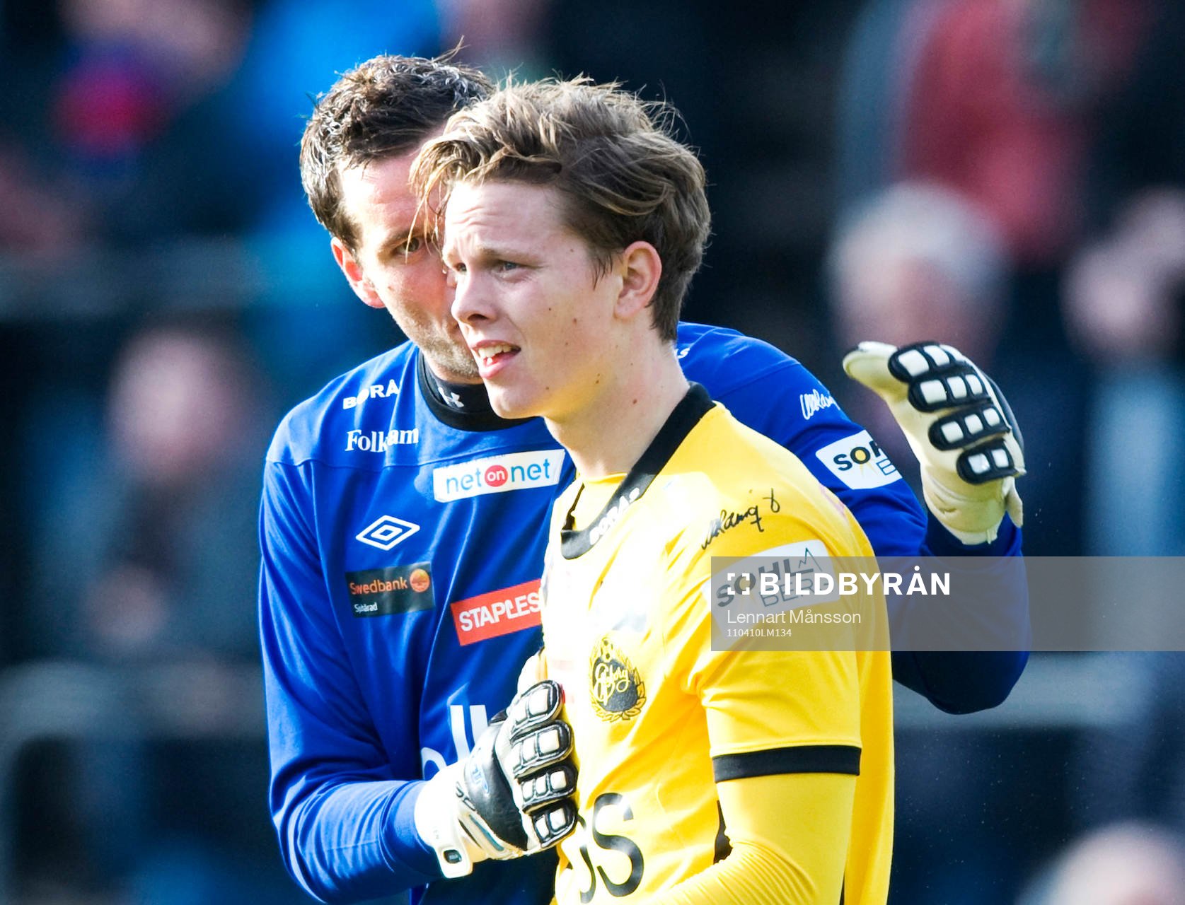 1-0, Kim Christiansen, målvakt, Elfsborg, tröstar