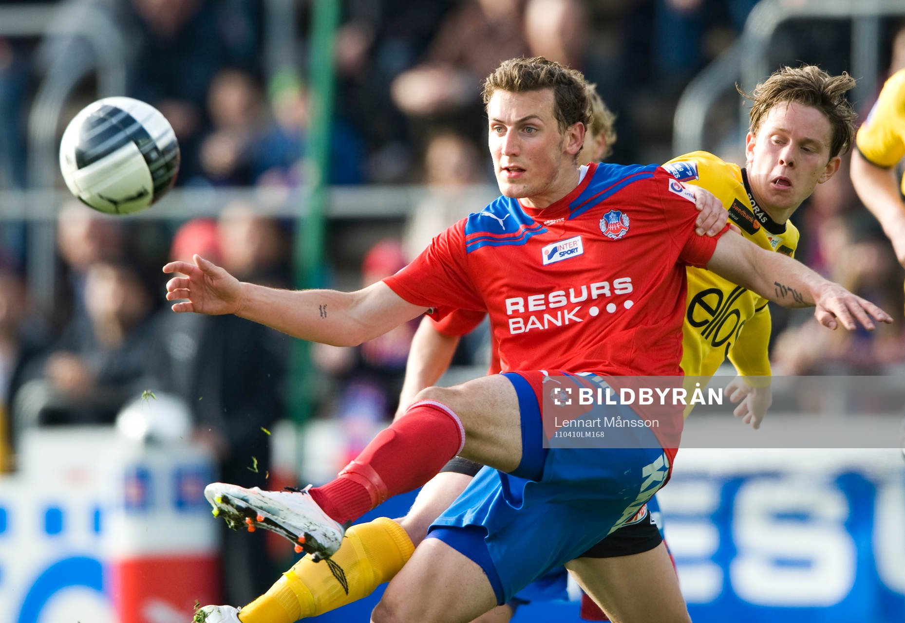 Alexander Gerndt, Helsingborg, mot olycklige Anton Lans,
