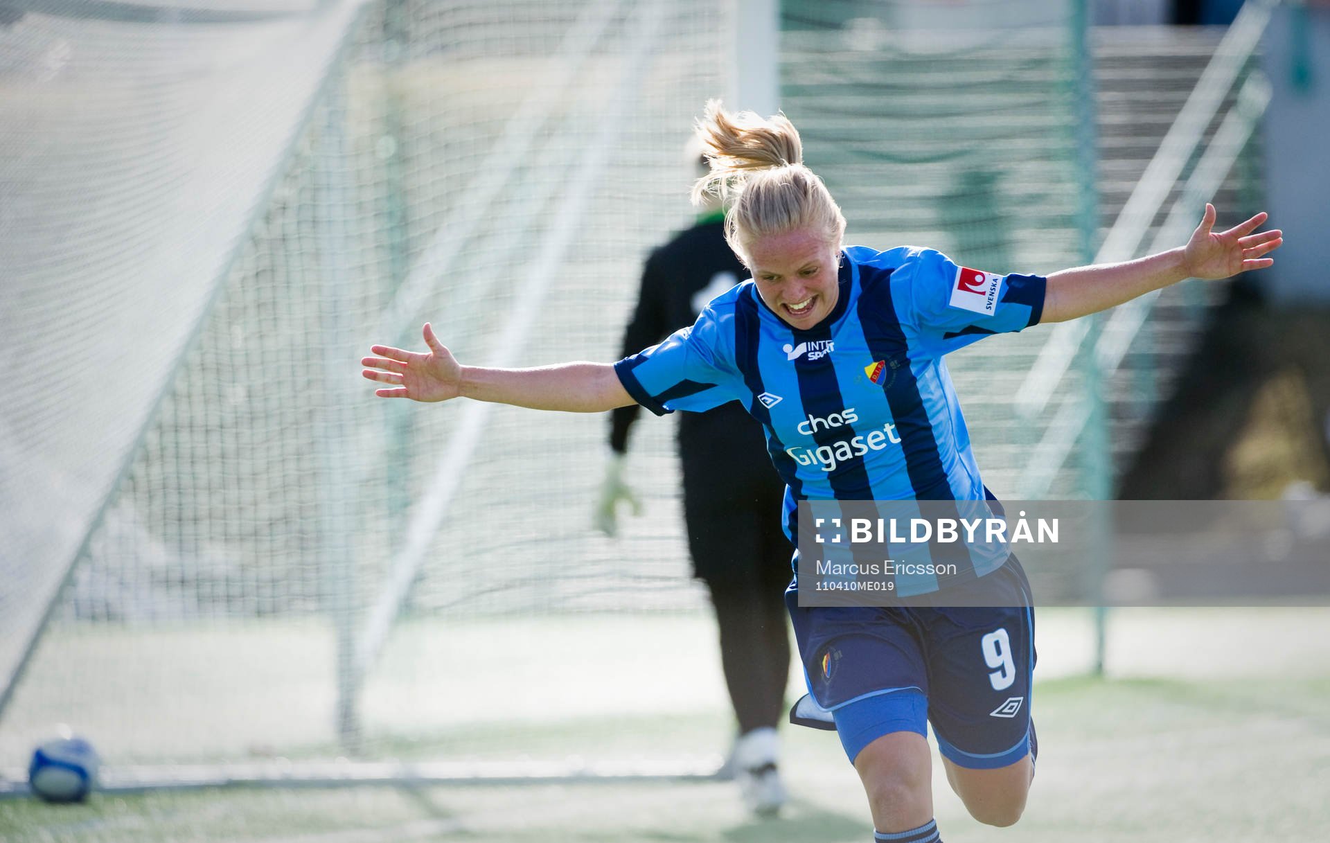  Mia Jalkerud, Djurgården jubel efter sitt mål