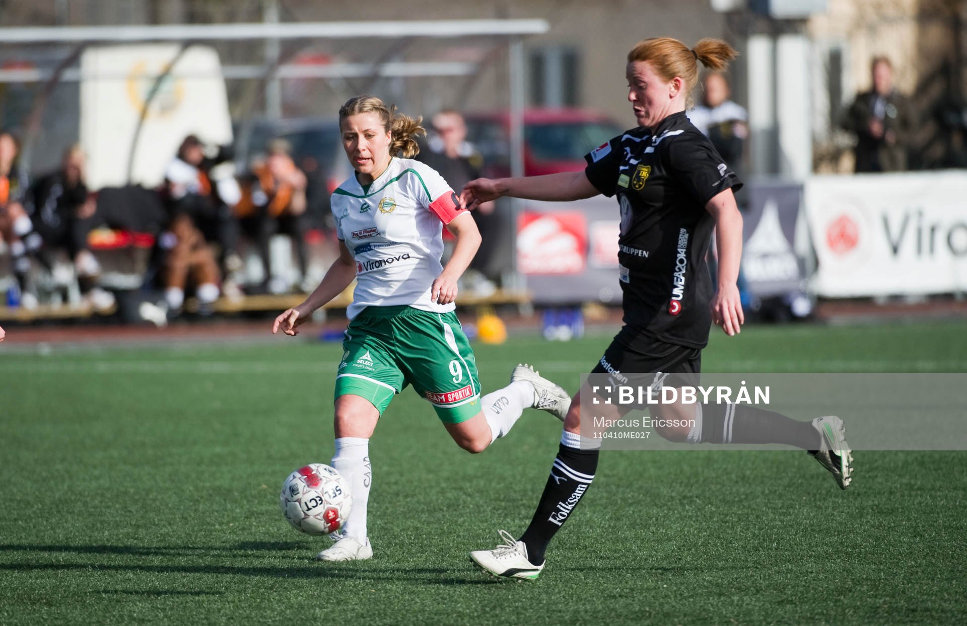 Matilda Agné, Hammarby och Anna Westerlund, Umeå