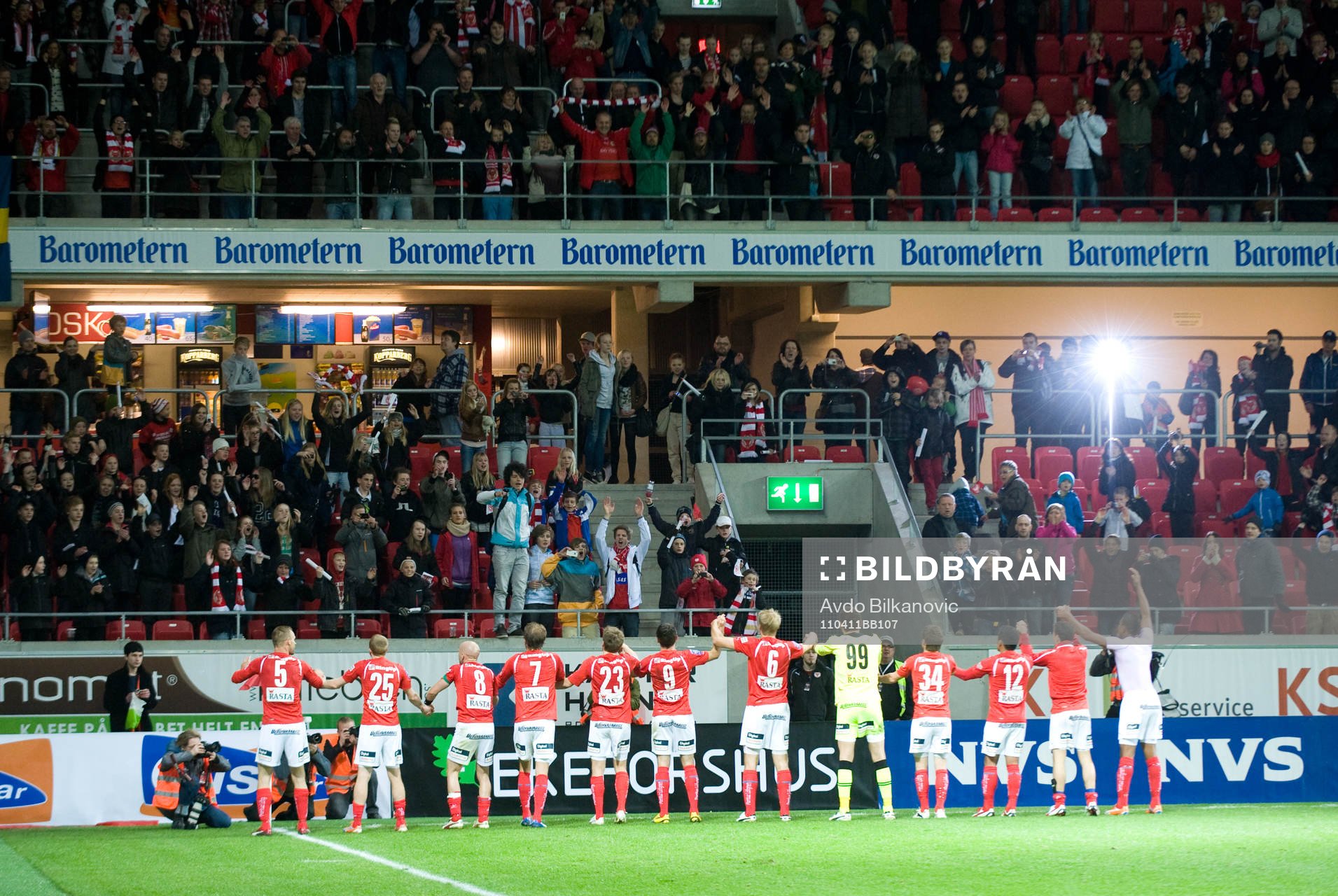 Kalmar, tackar publiken