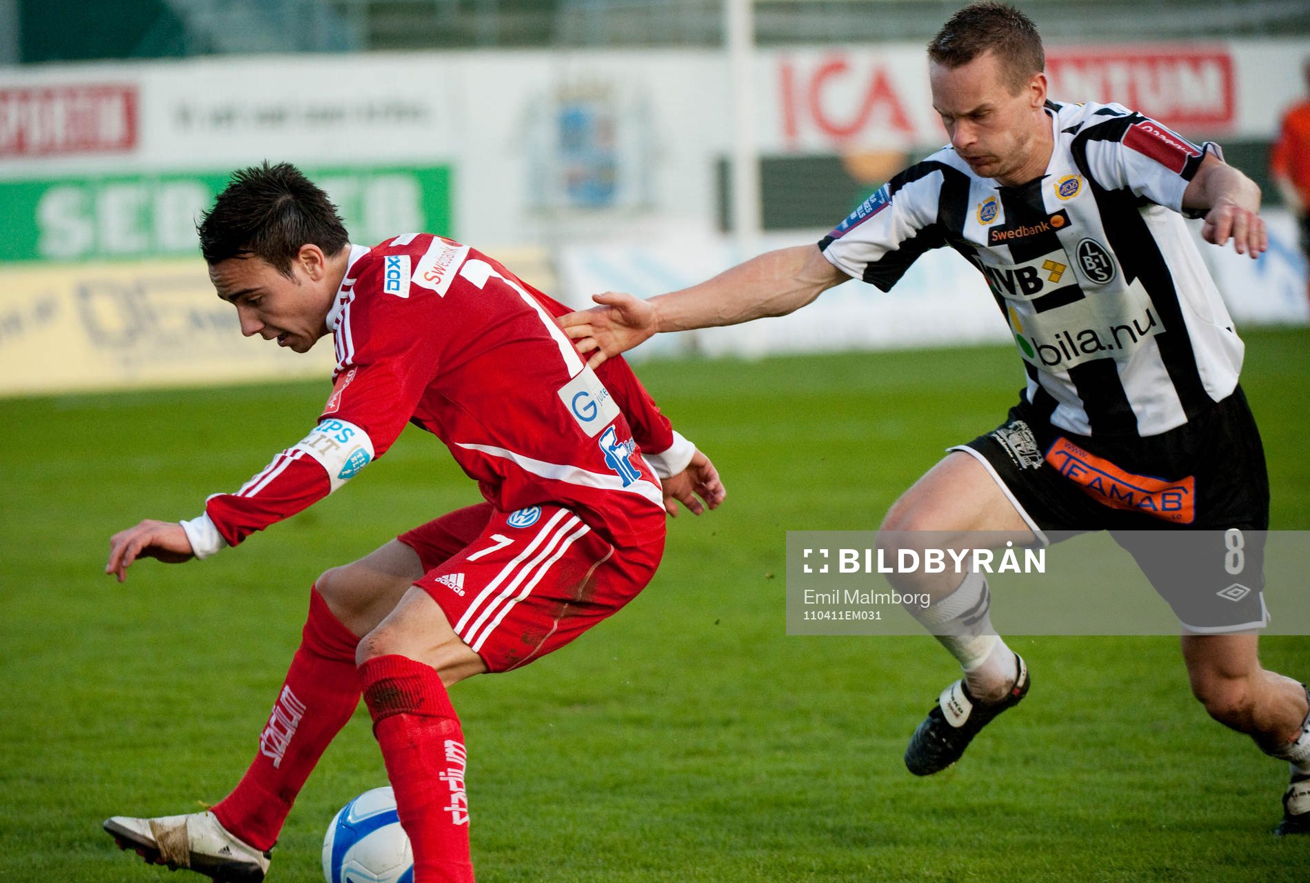 Dzenis Kozica, Värnamo och Fredrik Svanbäck, Landskrona