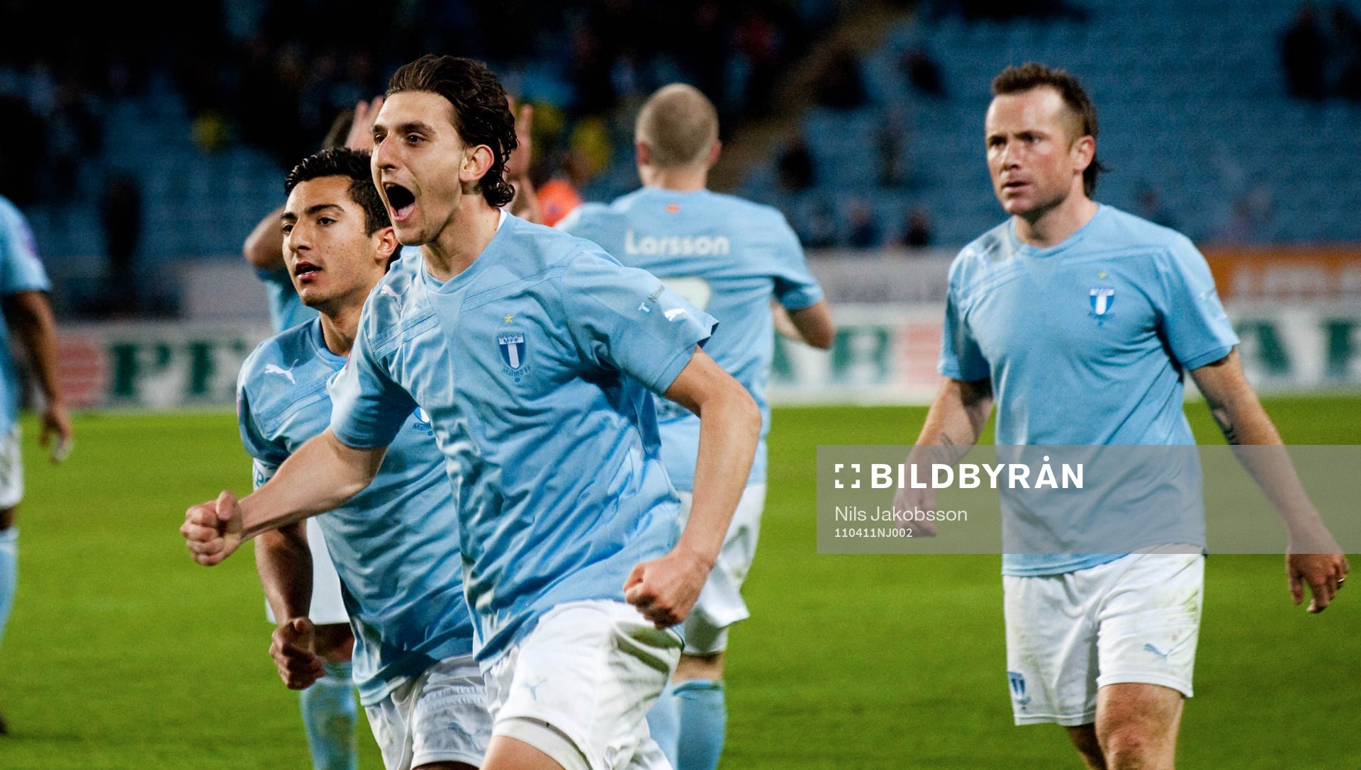 Agon Mehmeti, Malmö FF, jubel
