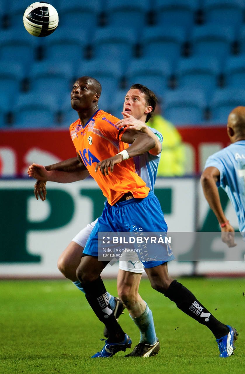 Joe Sise, Halmstad, Daniel Andersson, Malmö FF
