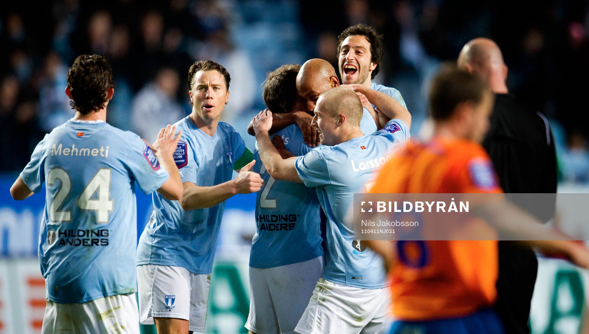 Agon Mehmeti, Daniel Andersson, Yago Fernandez, Malmö FF,