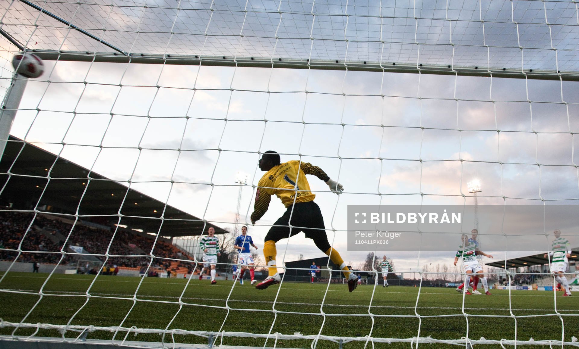 0-1 till Åtvidaberg. Christoffer Caulker, målvakt,