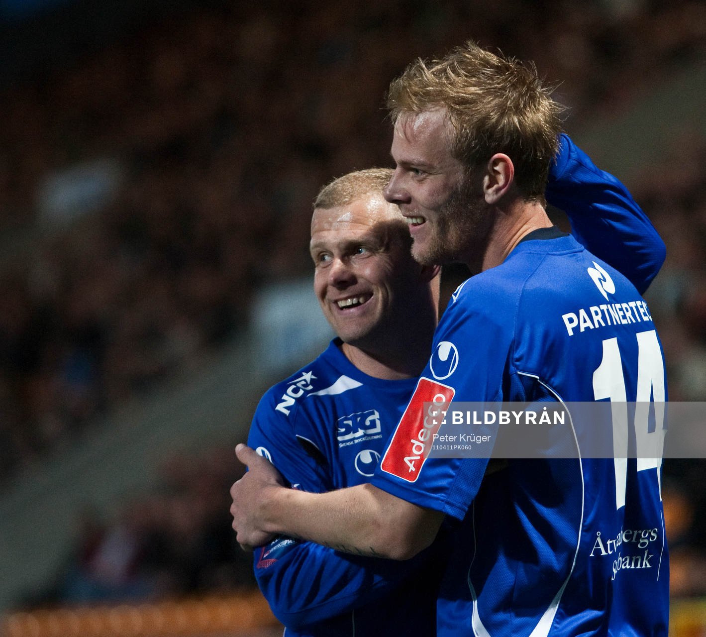 Båda målen gjordes av Oscar Möller och blir grattad av
