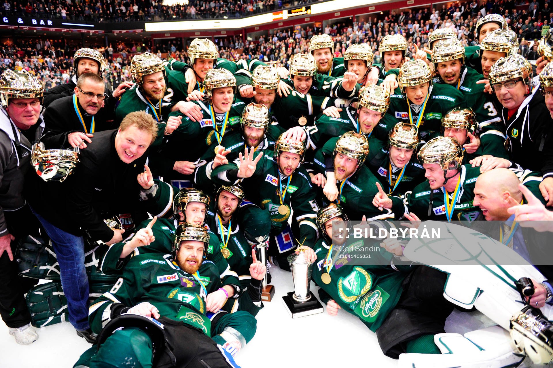 SM-Guld, guld, Svenska Mästare 2011. Glädje, jubel, pokal
