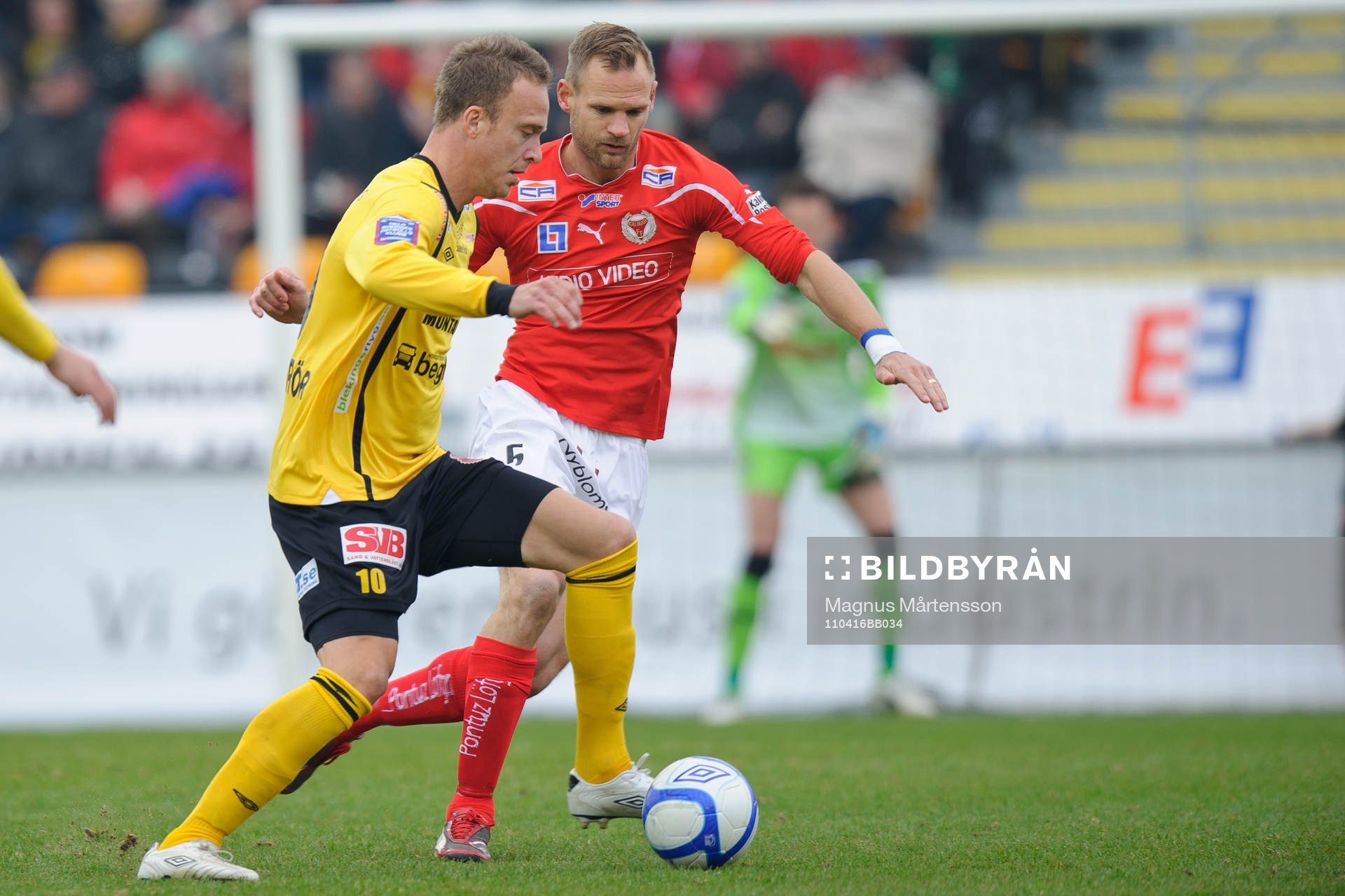 Marcus Ekenberg, Mjällby, och Tobias Karlsson, Kalmar