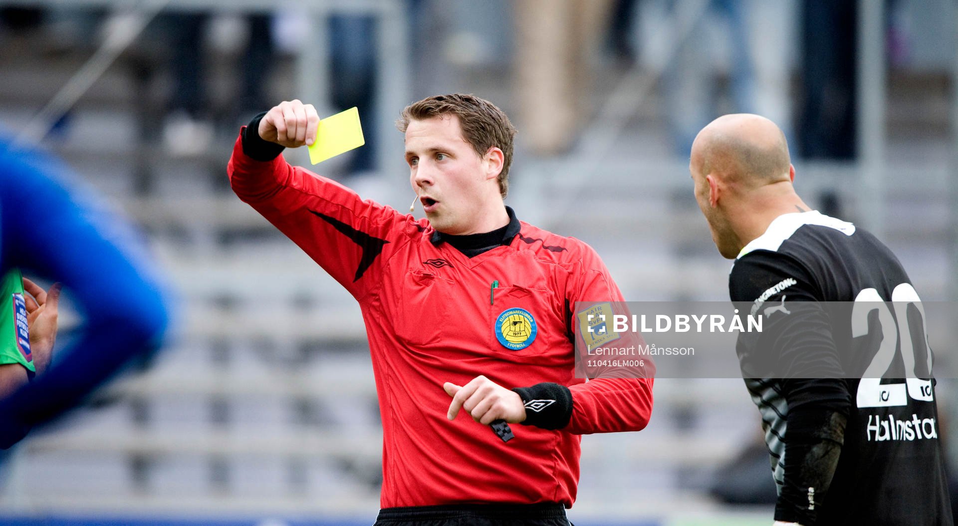 Andreas Ekberg, domare, kom helt fel in i matchen