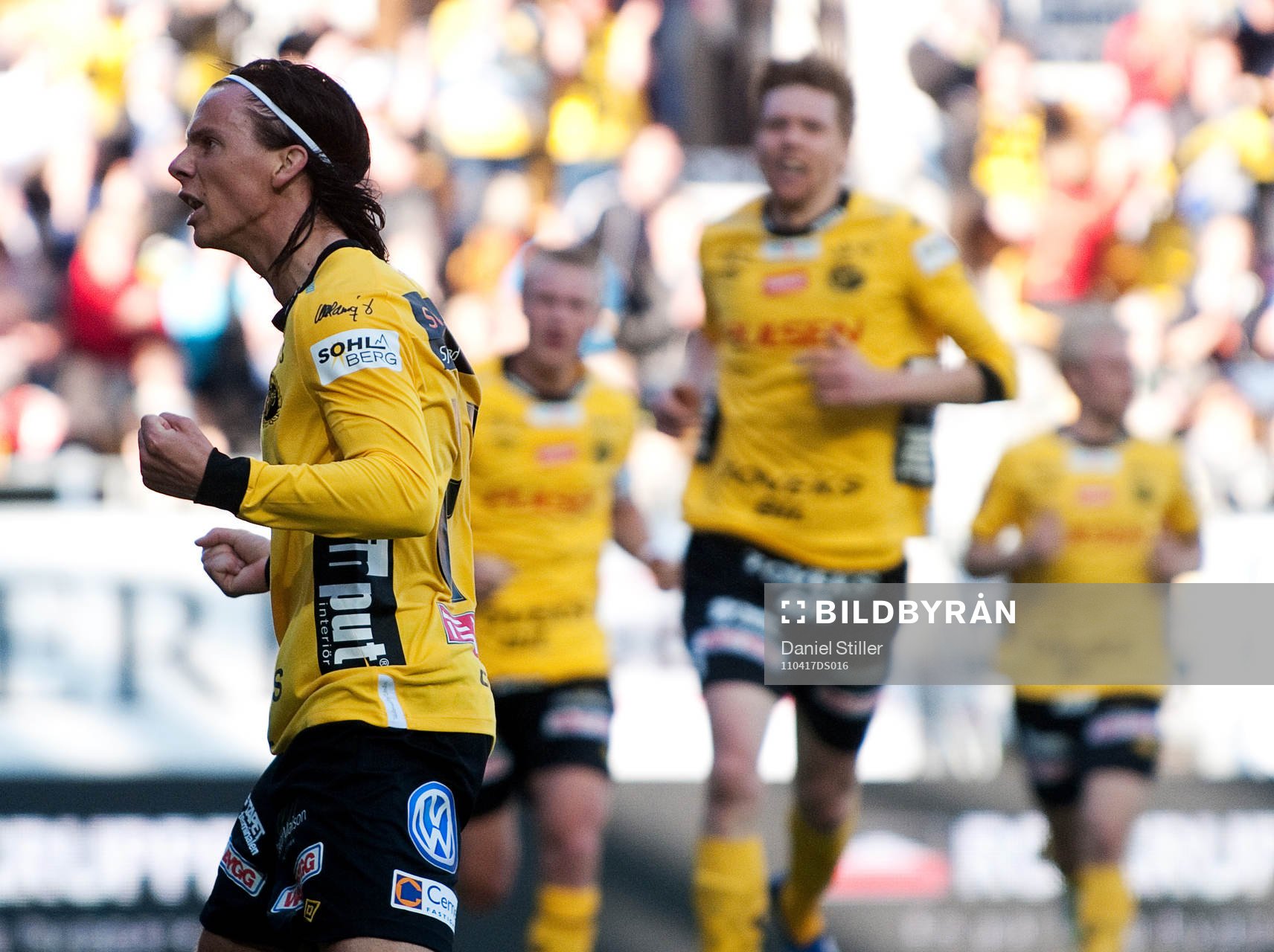 Niklas Hult, Elfsborg, gör 1-2, jubel