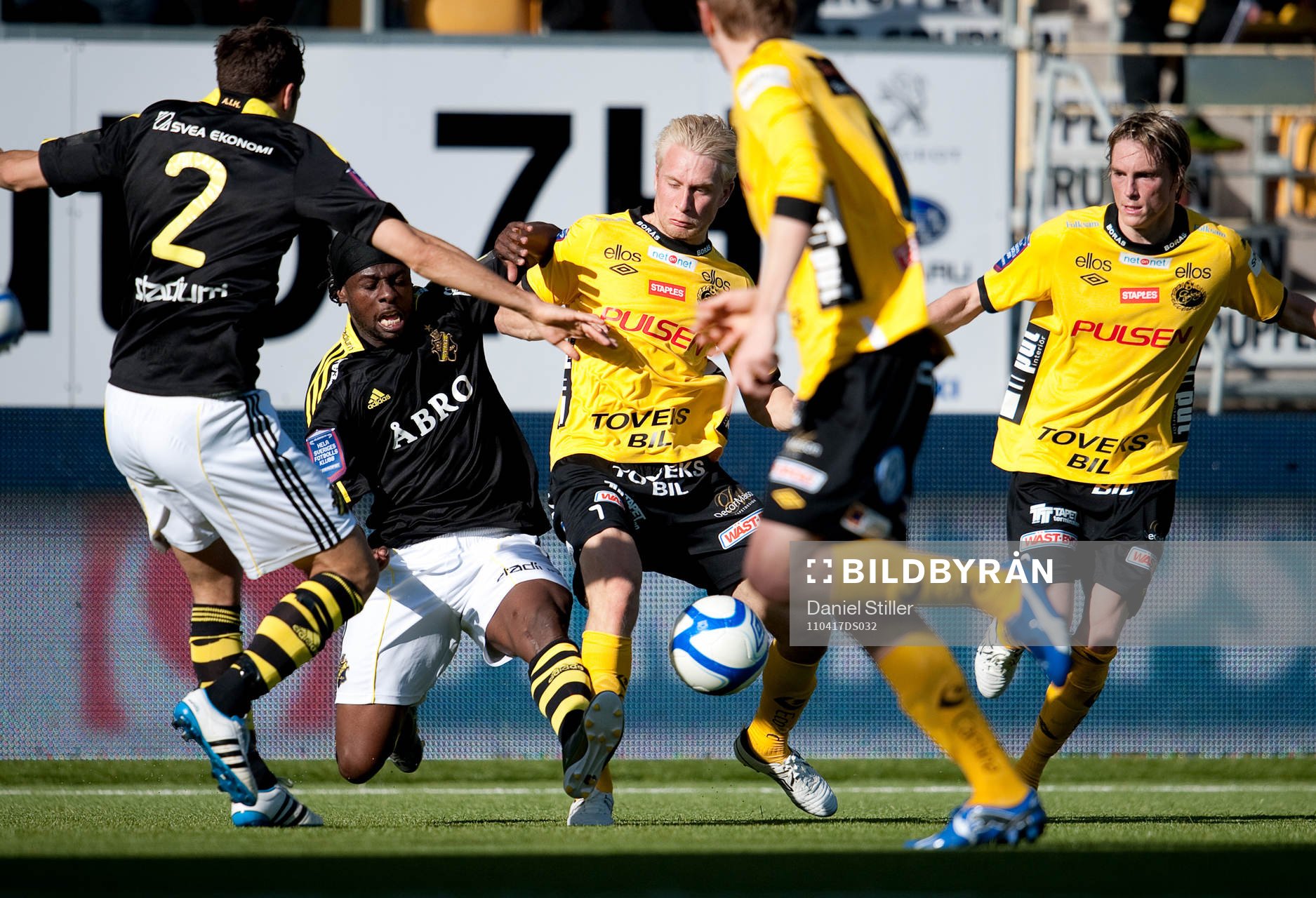 Martin Mutumba, AIK, Johan Larsson, Lasse Nilsson, Elfsborg