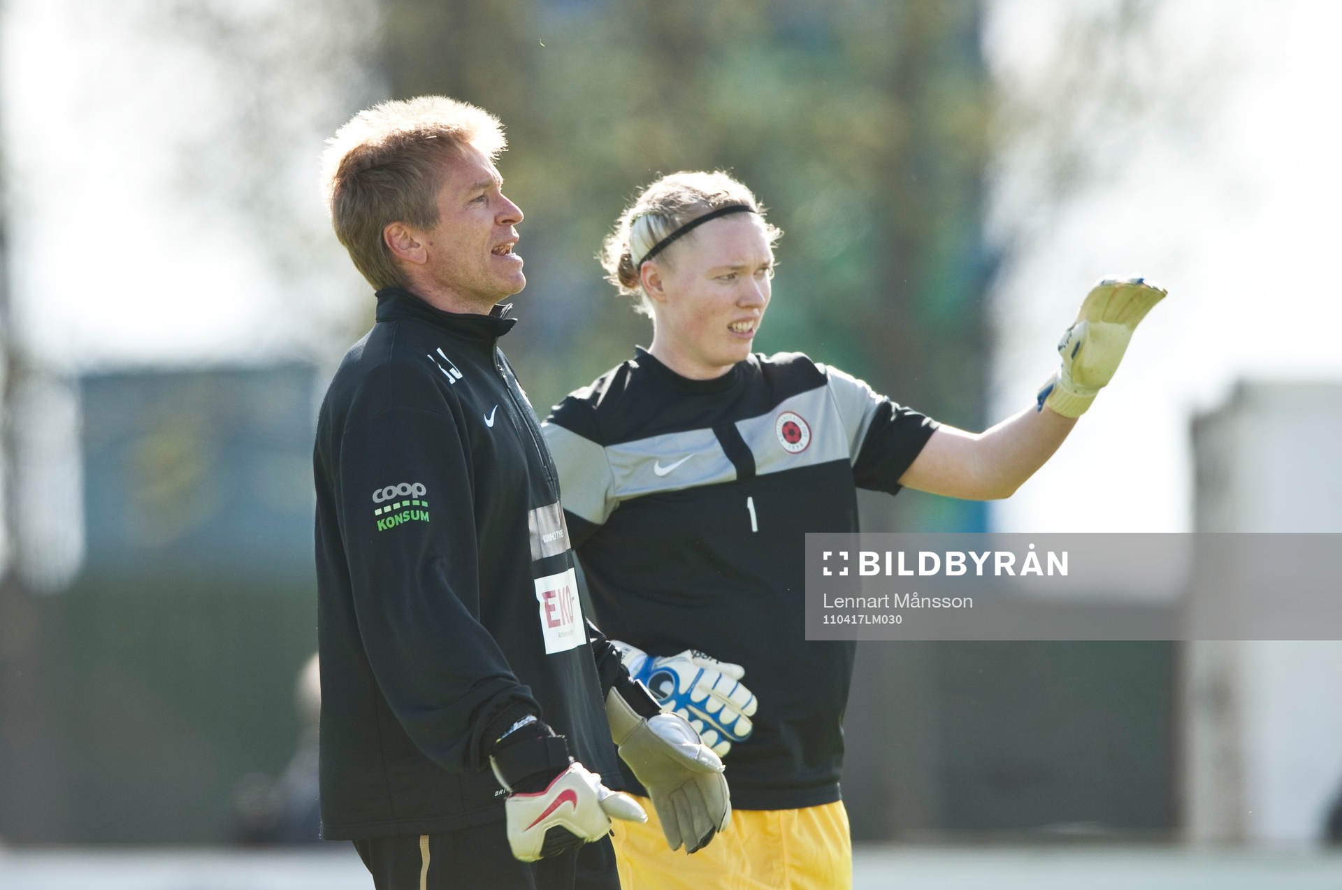 Hedvig Lindahl. Målvakt, Kristianstad, Benny Johansson,